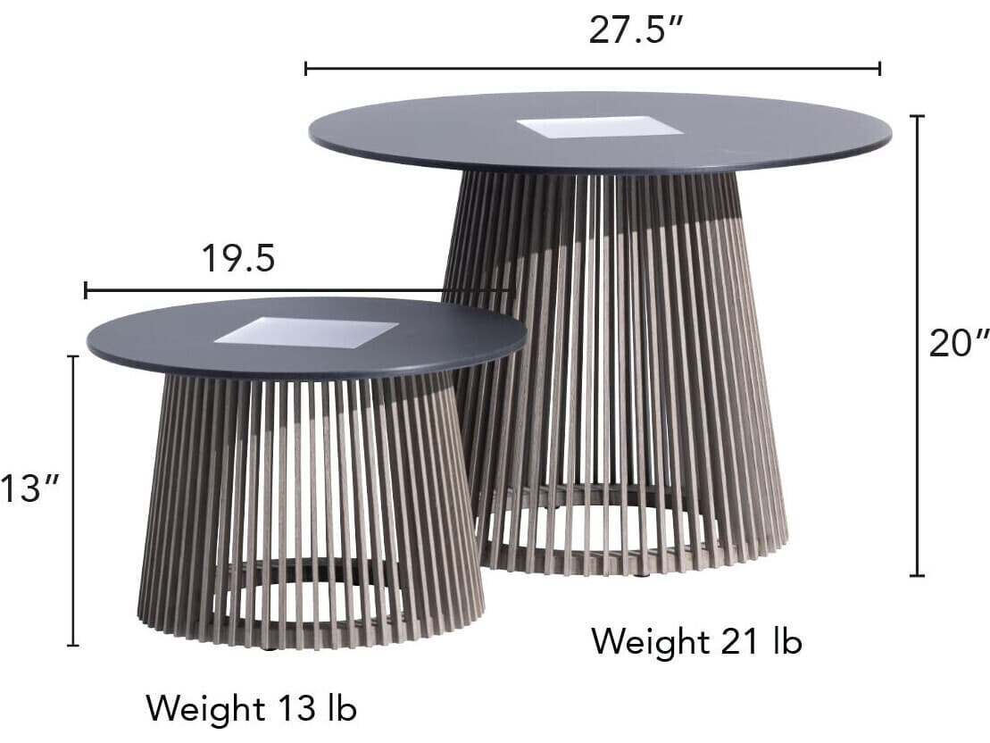 Les Jardins Halo 10-Light Outdoor Floor Light