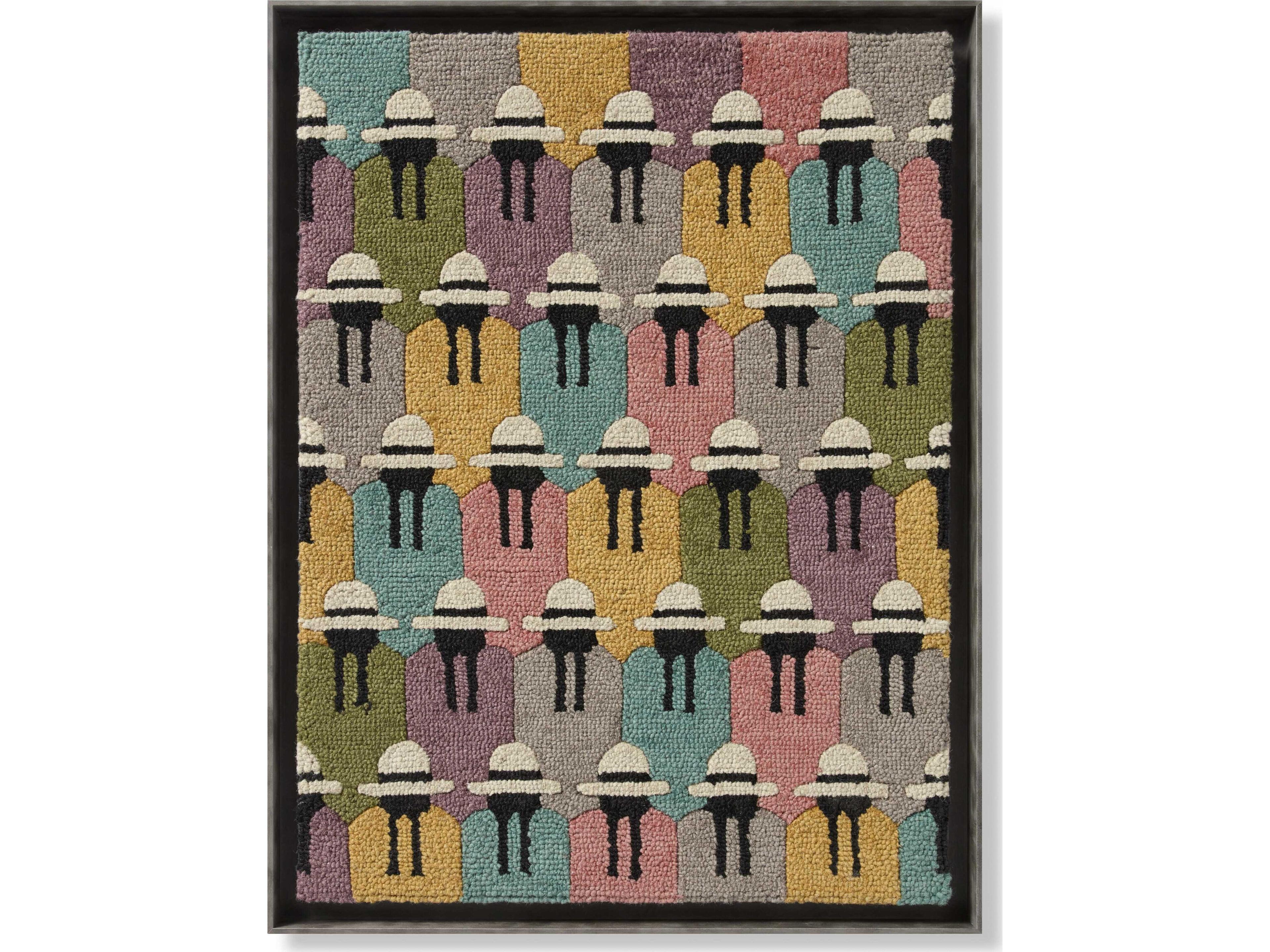 Loloi Multi / Black Wall Art 3D Wall Art