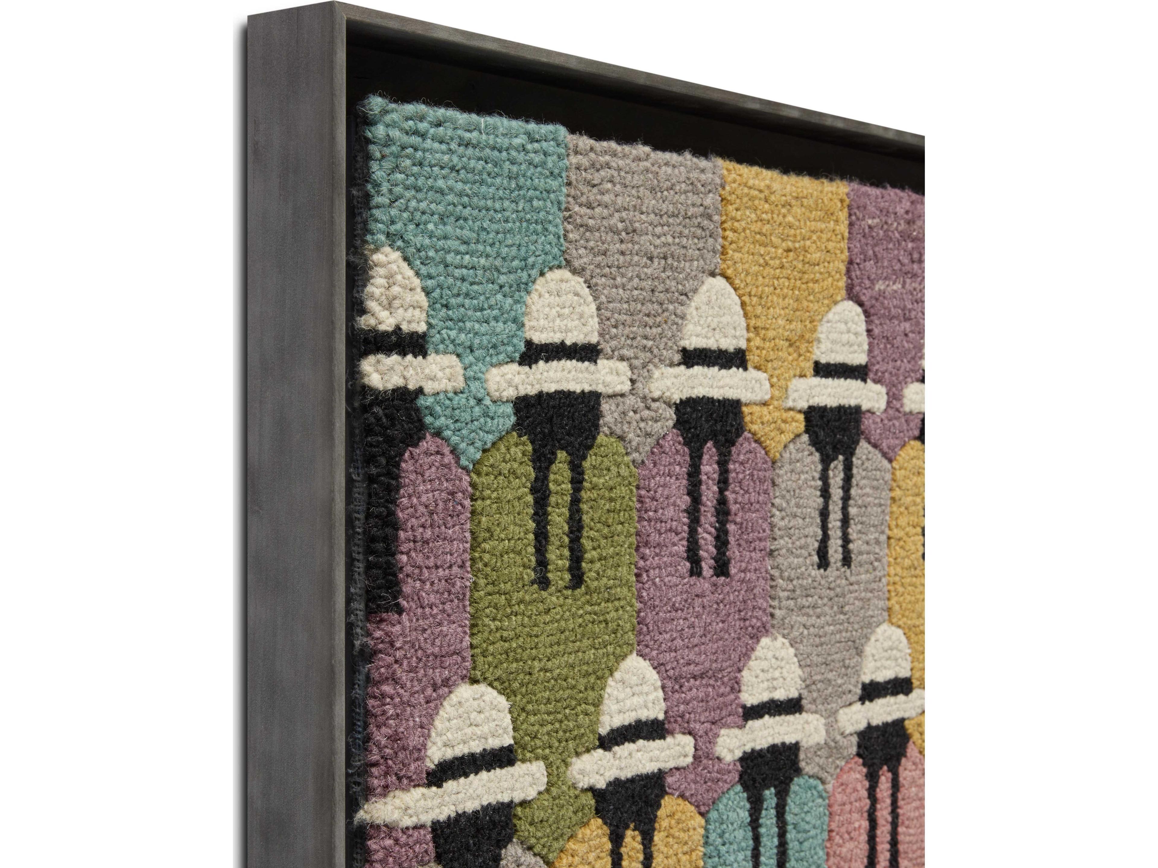 Loloi Multi / Black Wall Art 3D Wall Art