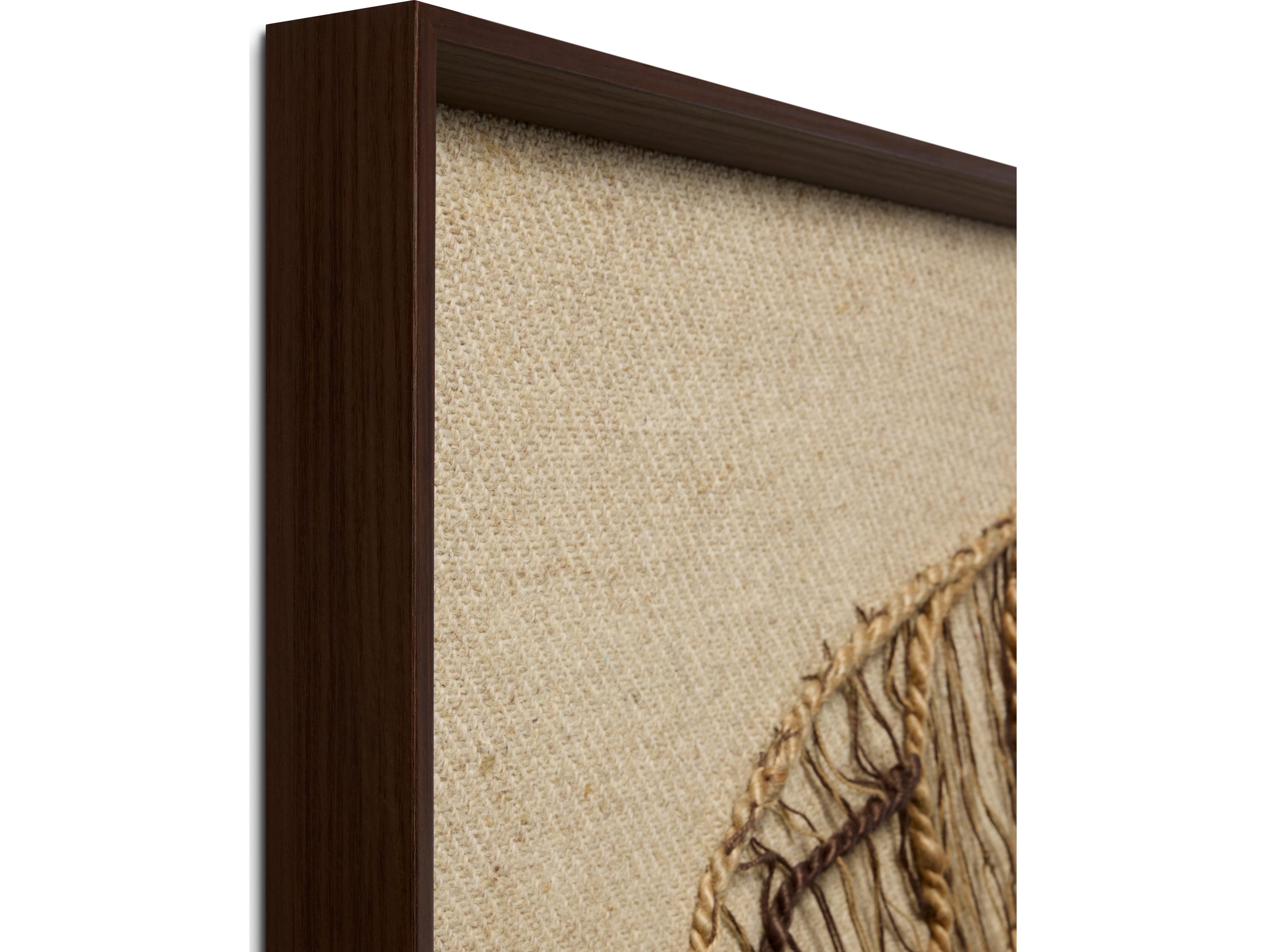 Loloi Autumn's Lace Dark Brown Wall Art