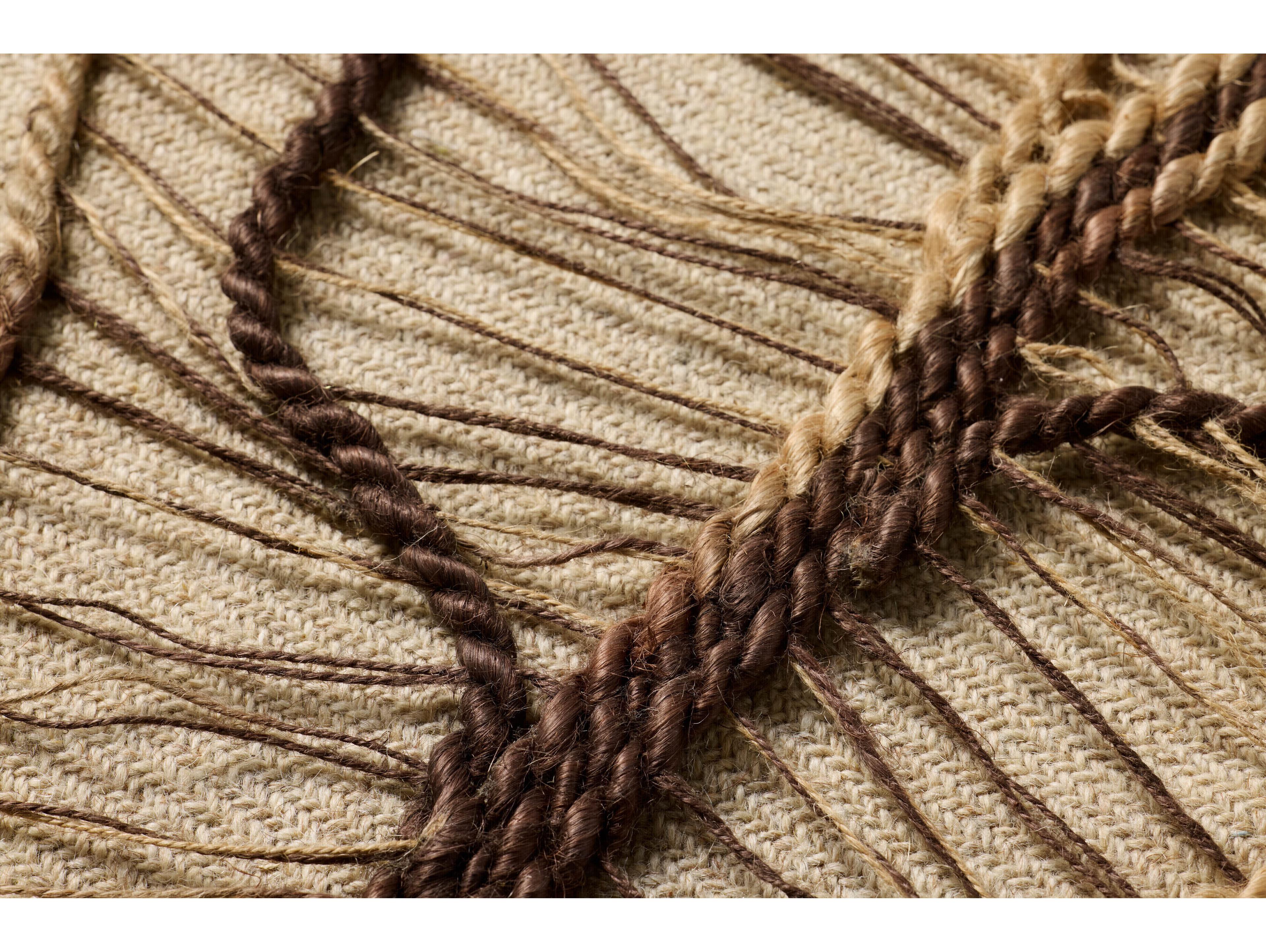 Loloi Autumn's Lace Dark Brown Wall Art