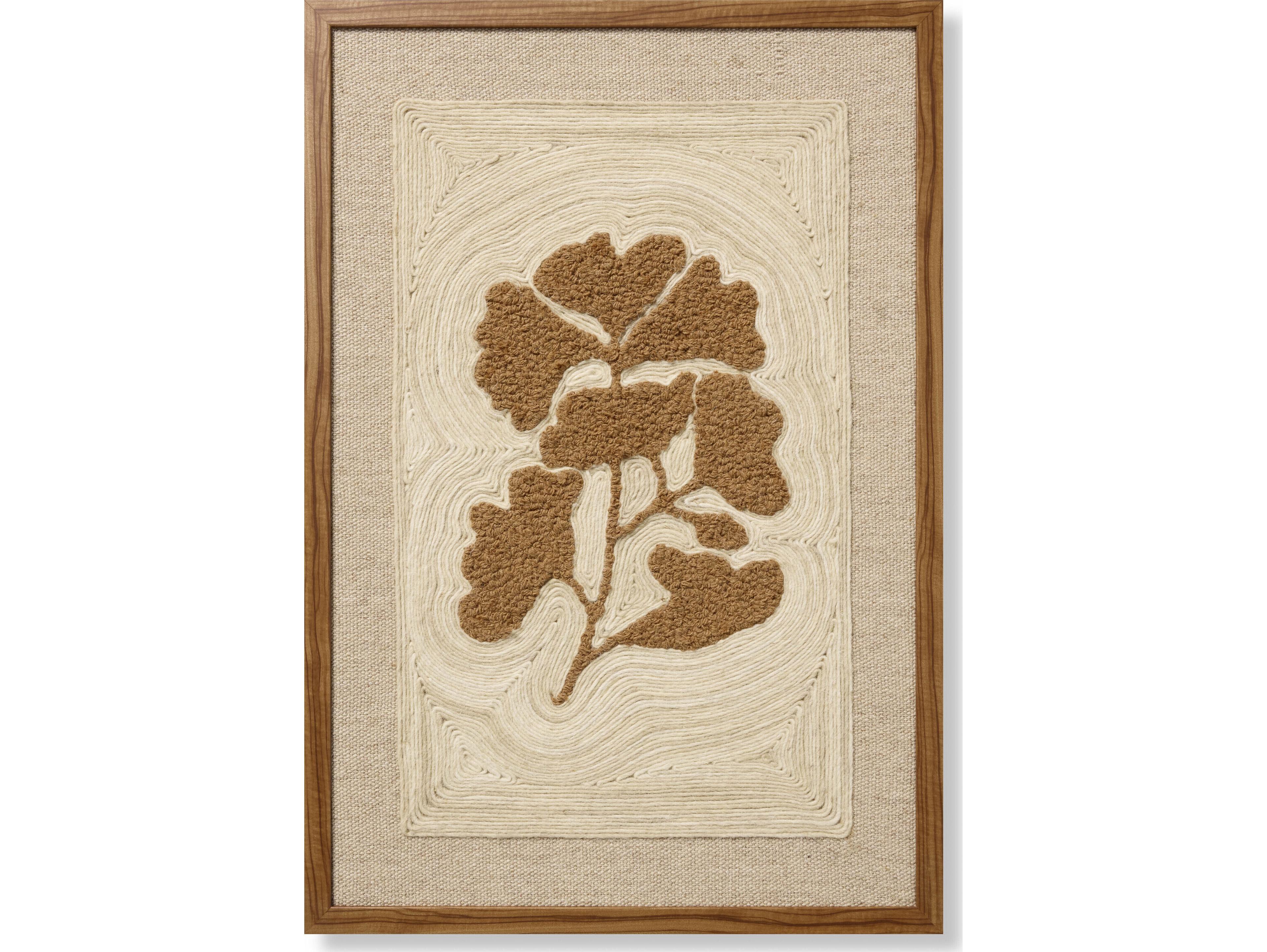 Loloi Clover & Clay Brown Wall Art