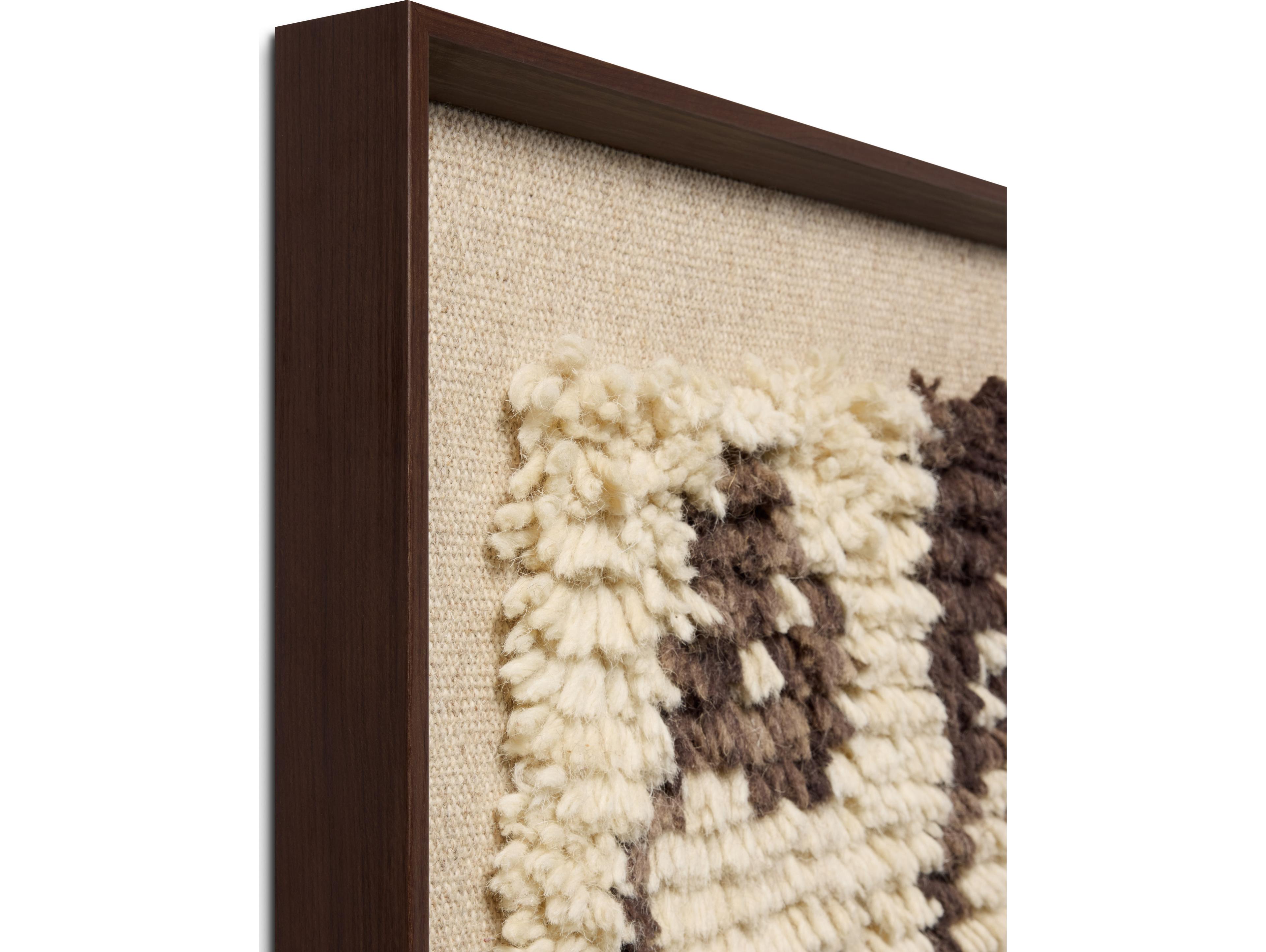 Loloi Eucalyptus Embrace Dark Brown Wall Art