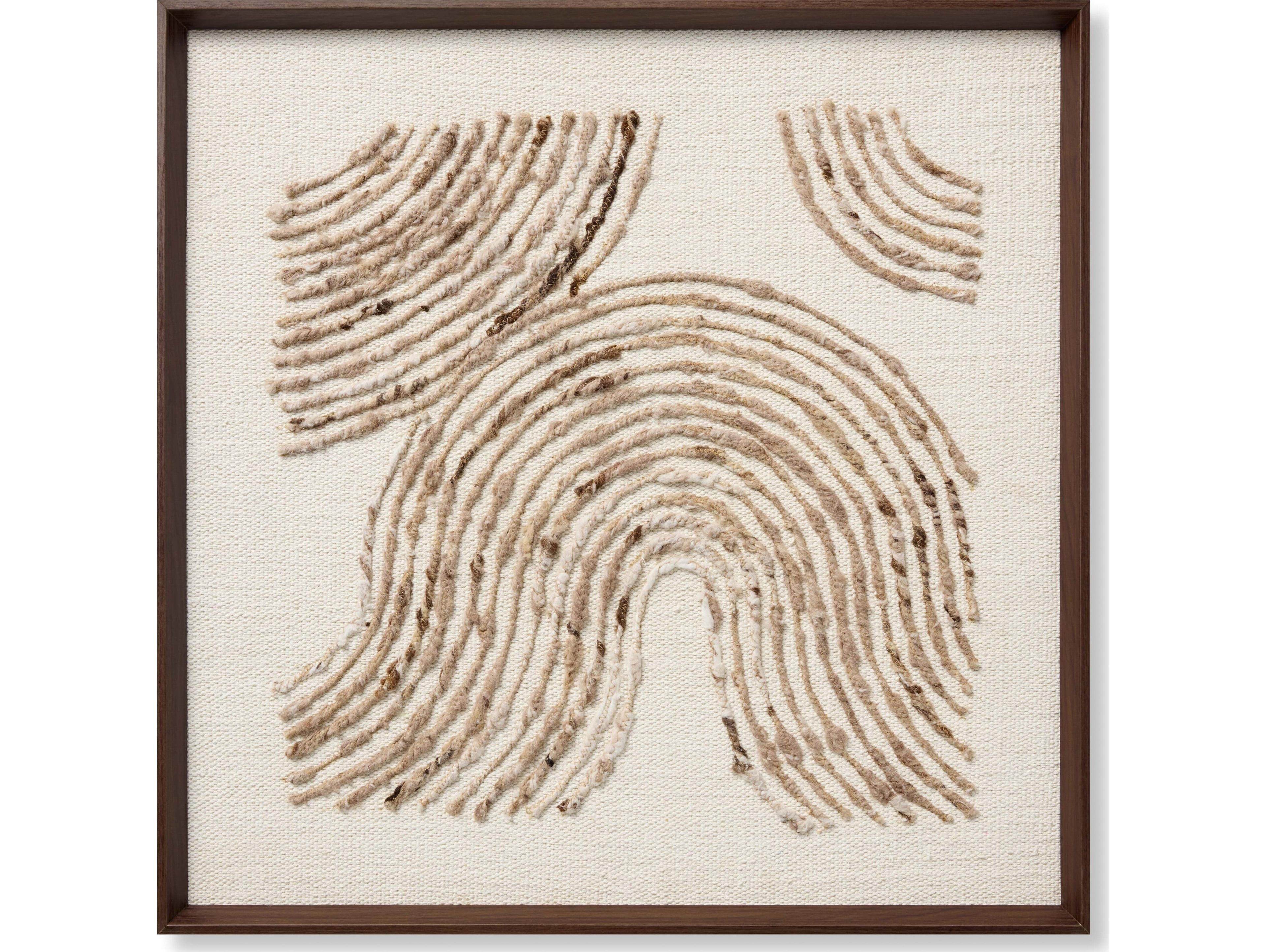 Loloi Flange Dark Brown Wall Art