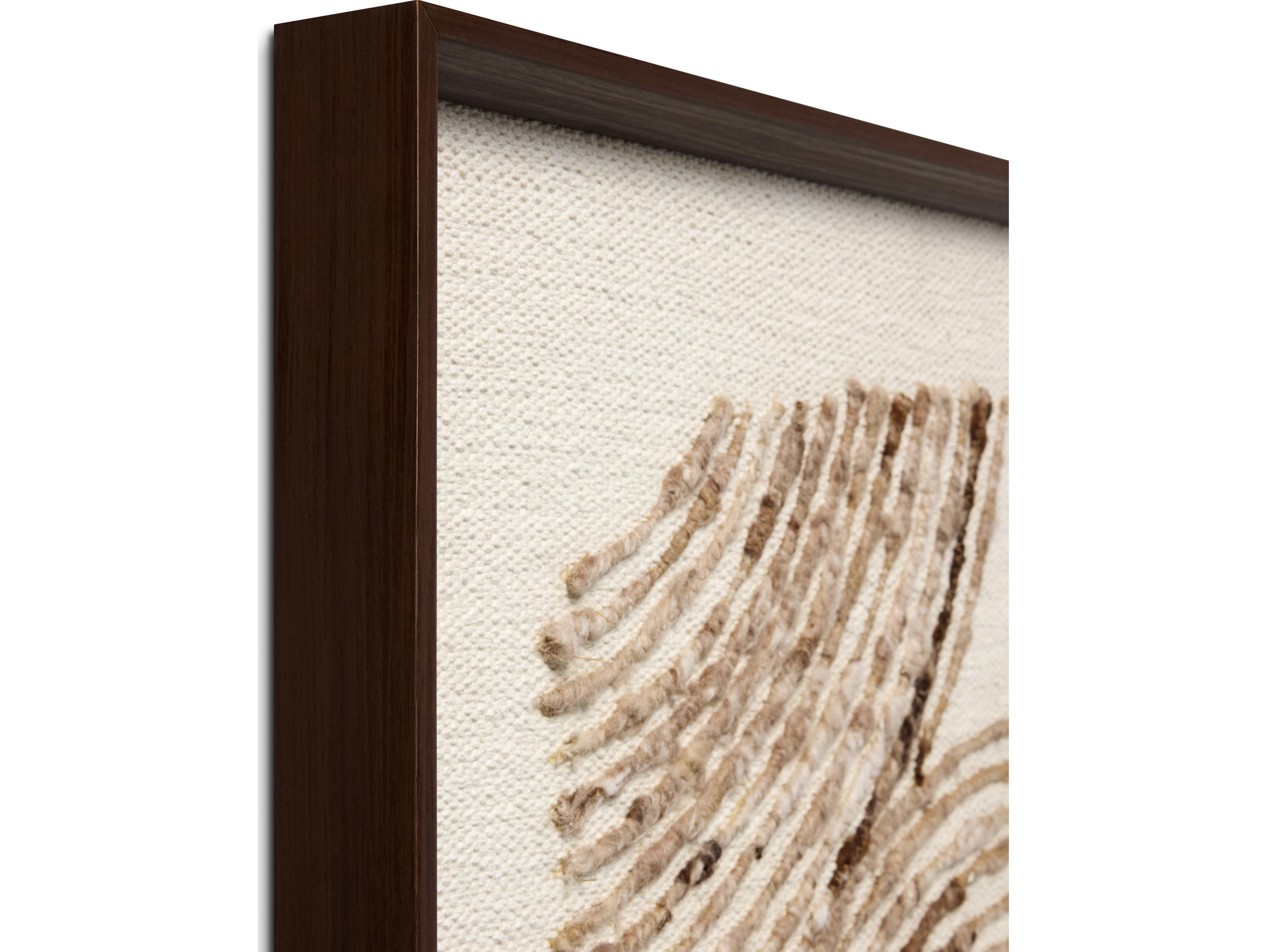 Loloi Flange Dark Brown Wall Art