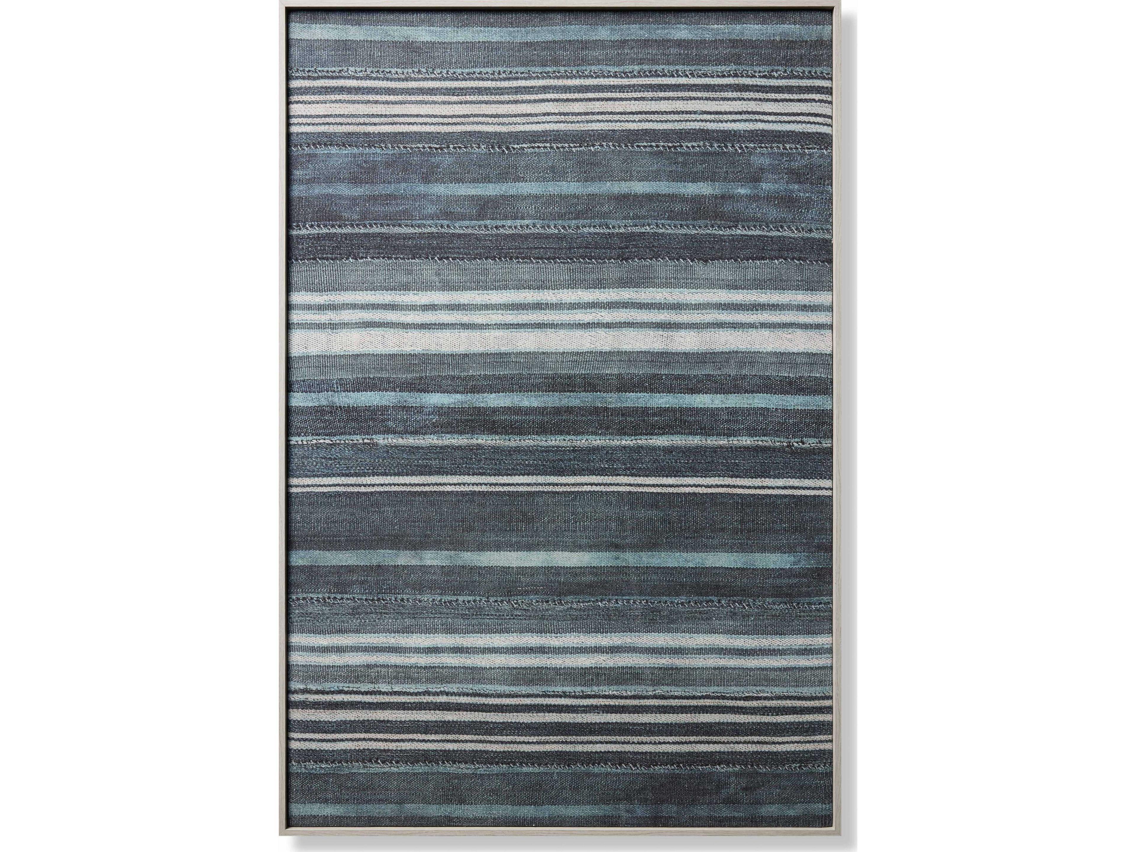 Loloi Light Grey Wall Art Canvas Wall Art