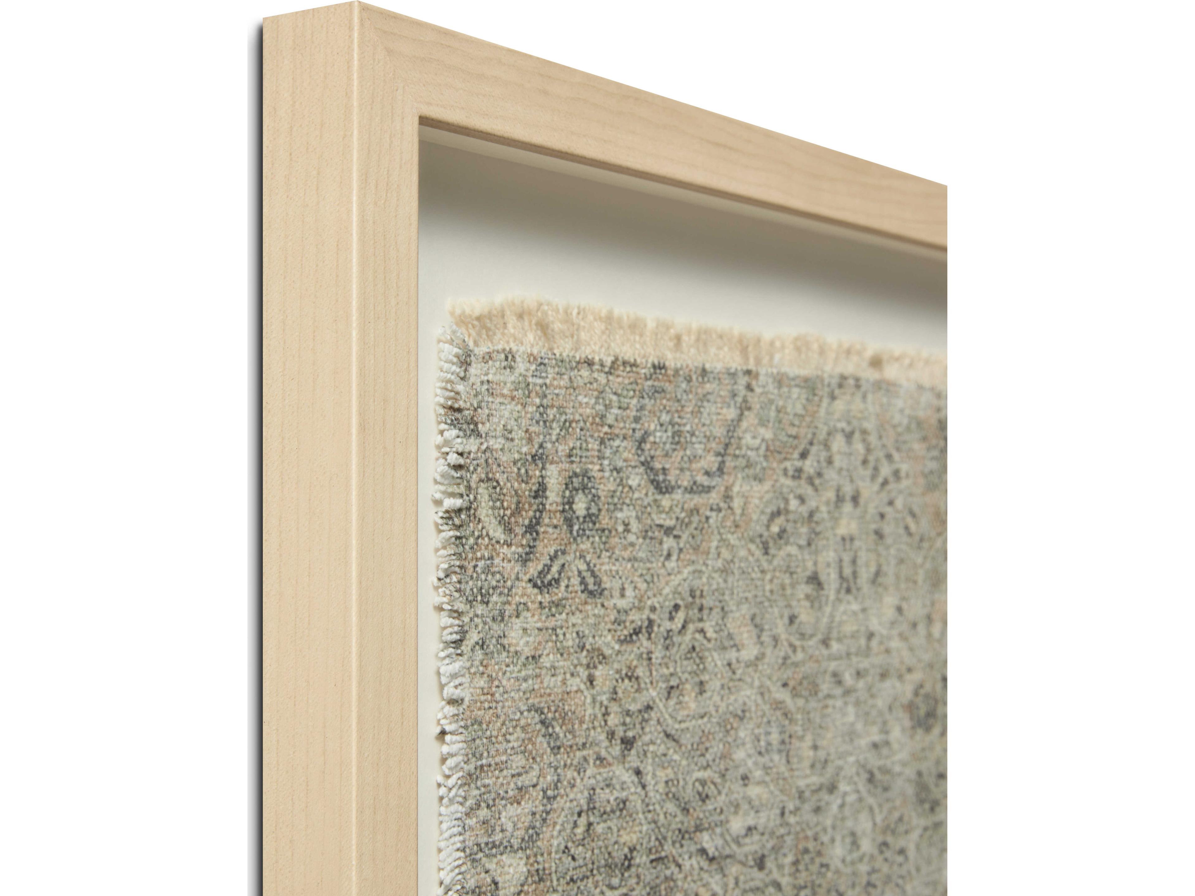 Loloi Ivory / Black Wall Art Canvas Wall Art