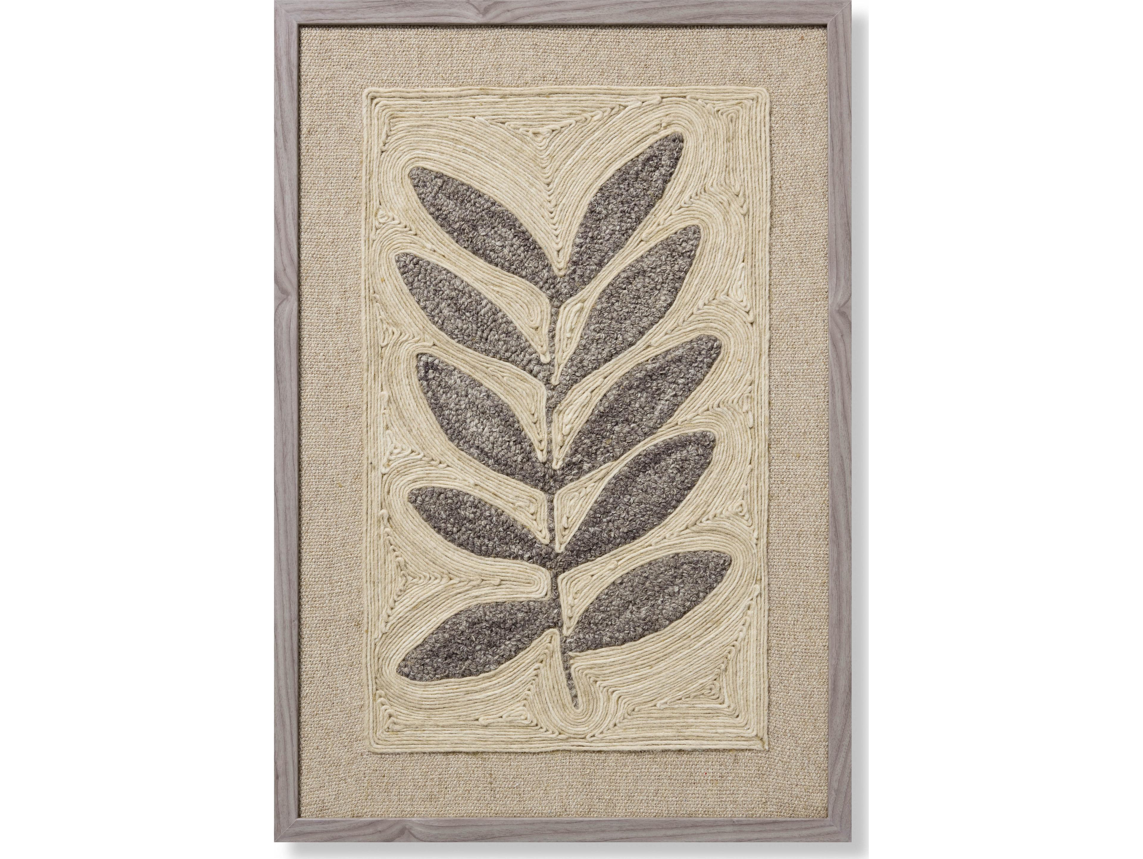 Loloi Frond & Fog Grey Wall Art