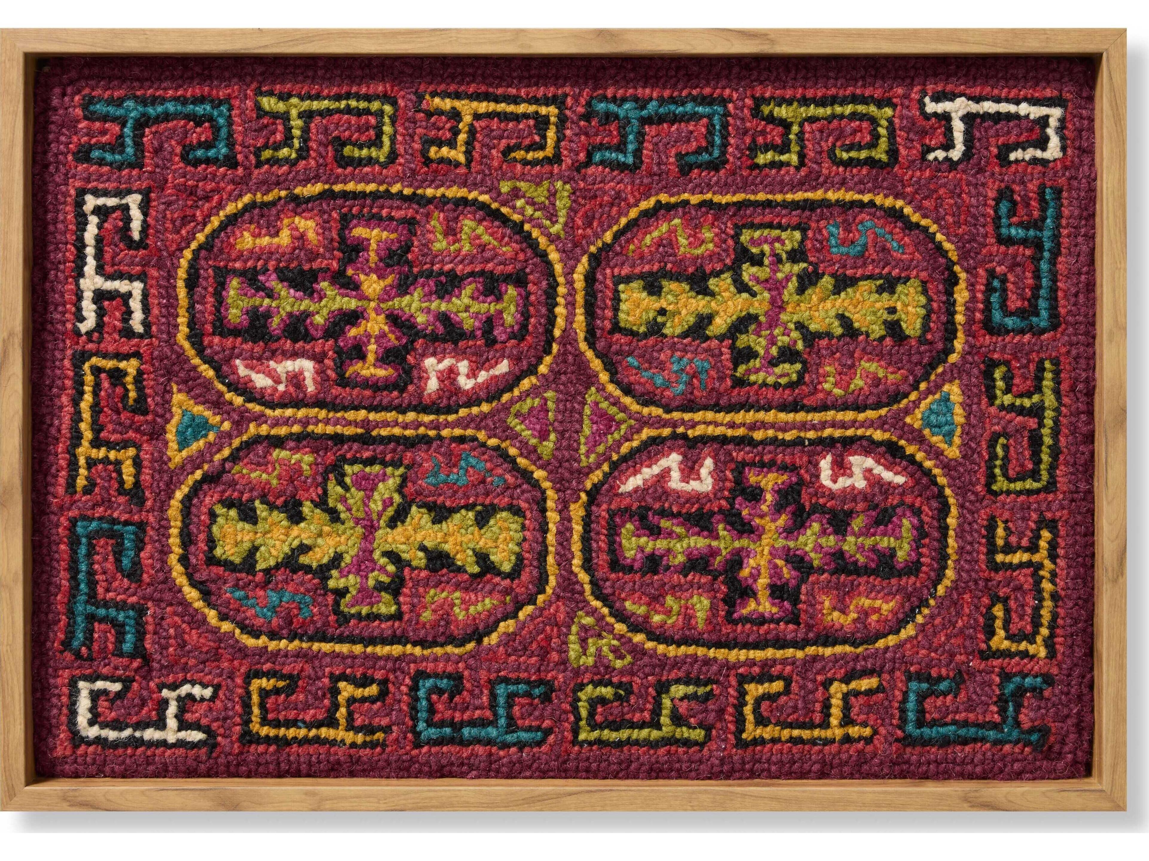 Loloi Red / Multi Wall Art 3D Wall Art