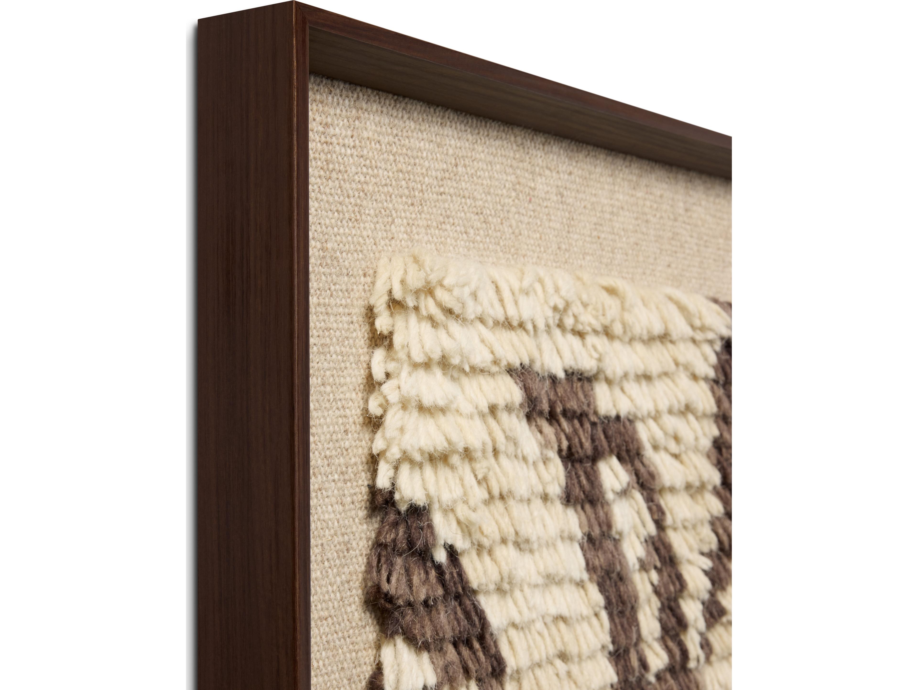 Loloi Nature's Unfurling Dark Brown Wall Art