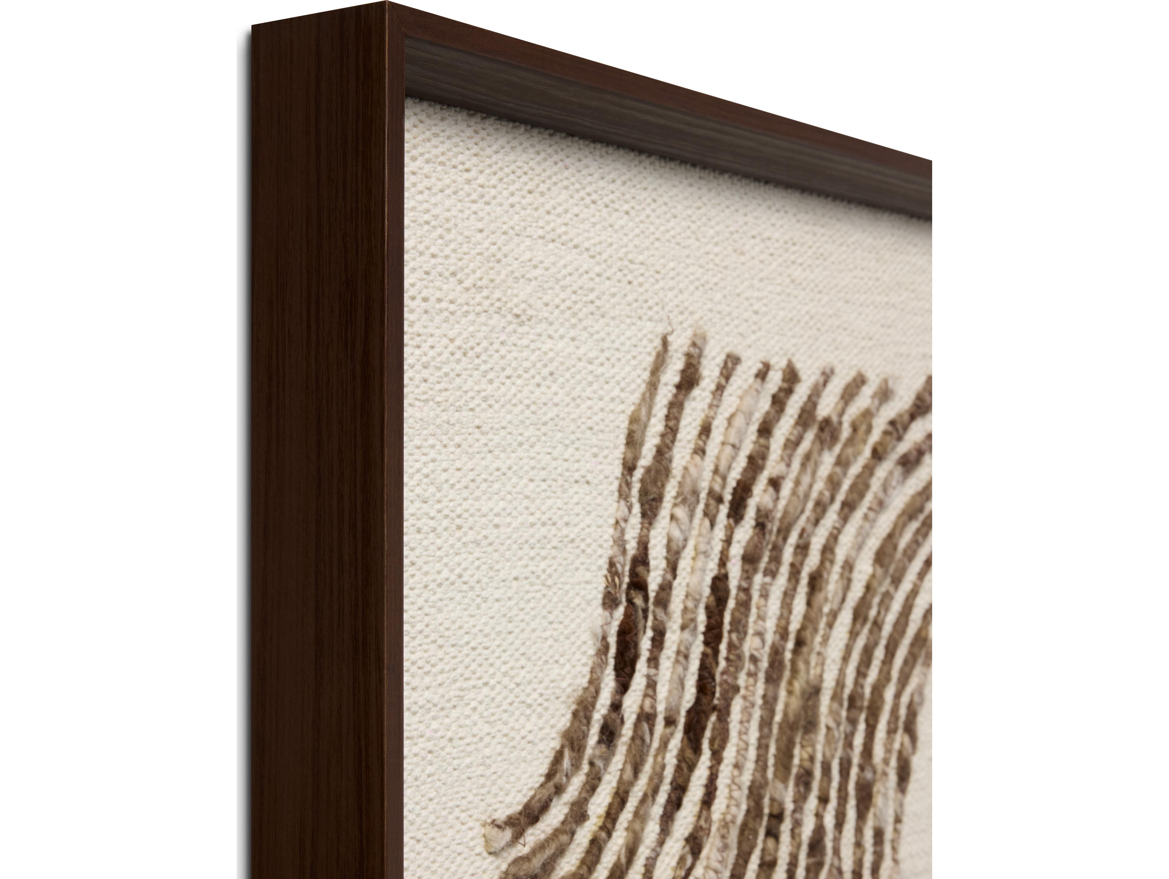 Loloi Phase Dark Brown Wall Art