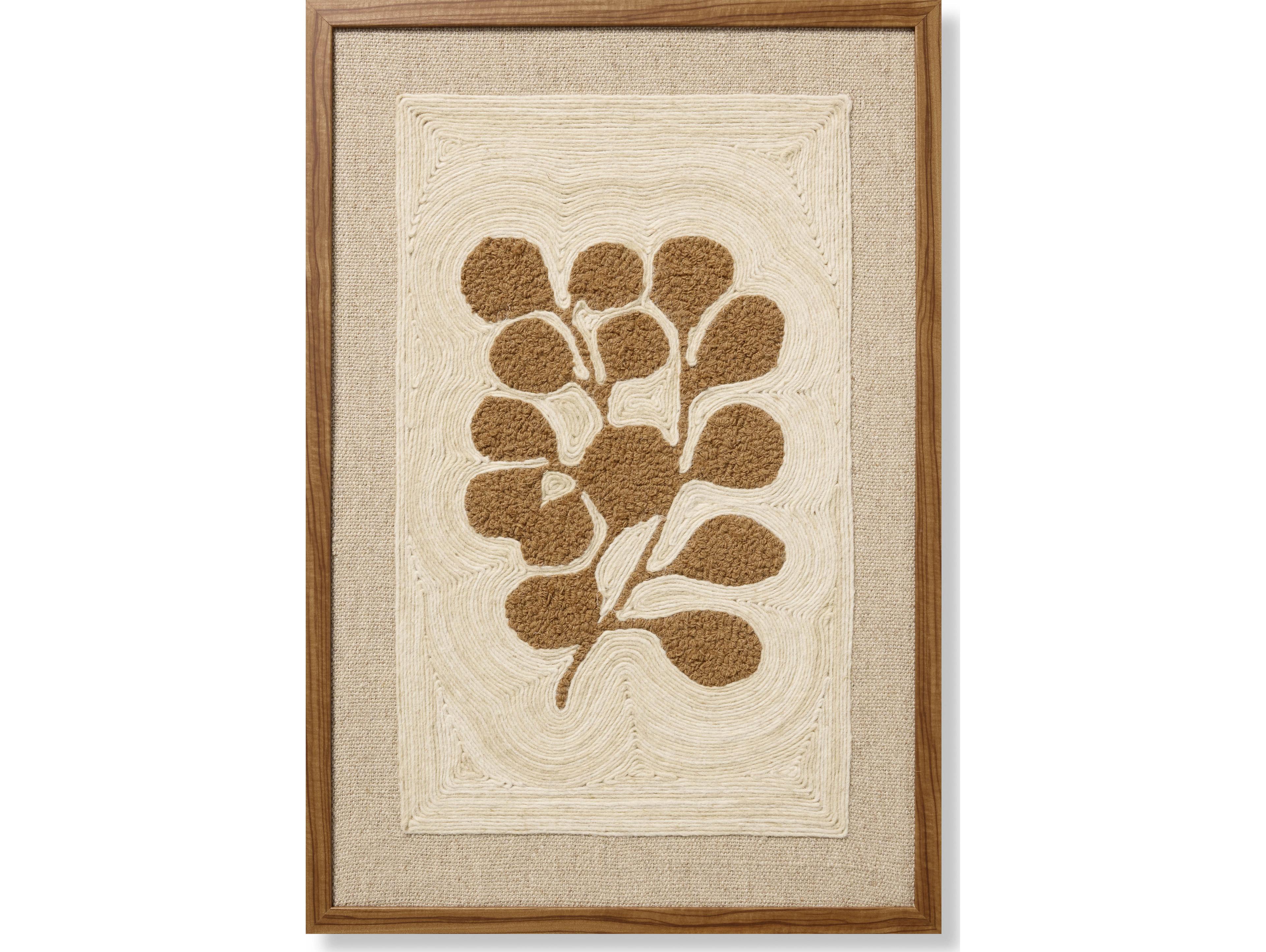 Loloi Sprig & Soil Brown Wall Art