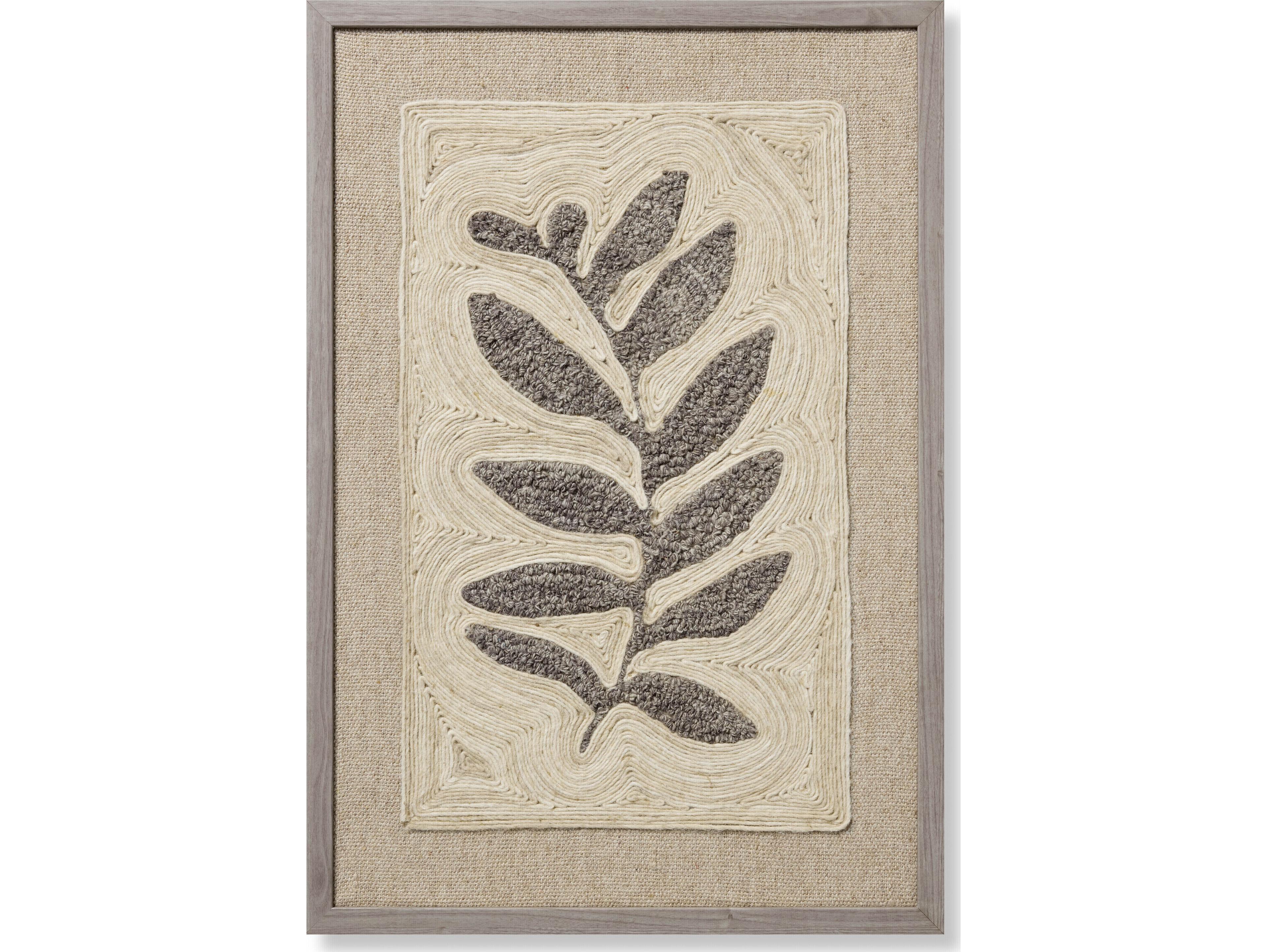 Loloi Stem & Stone Grey Wall Art