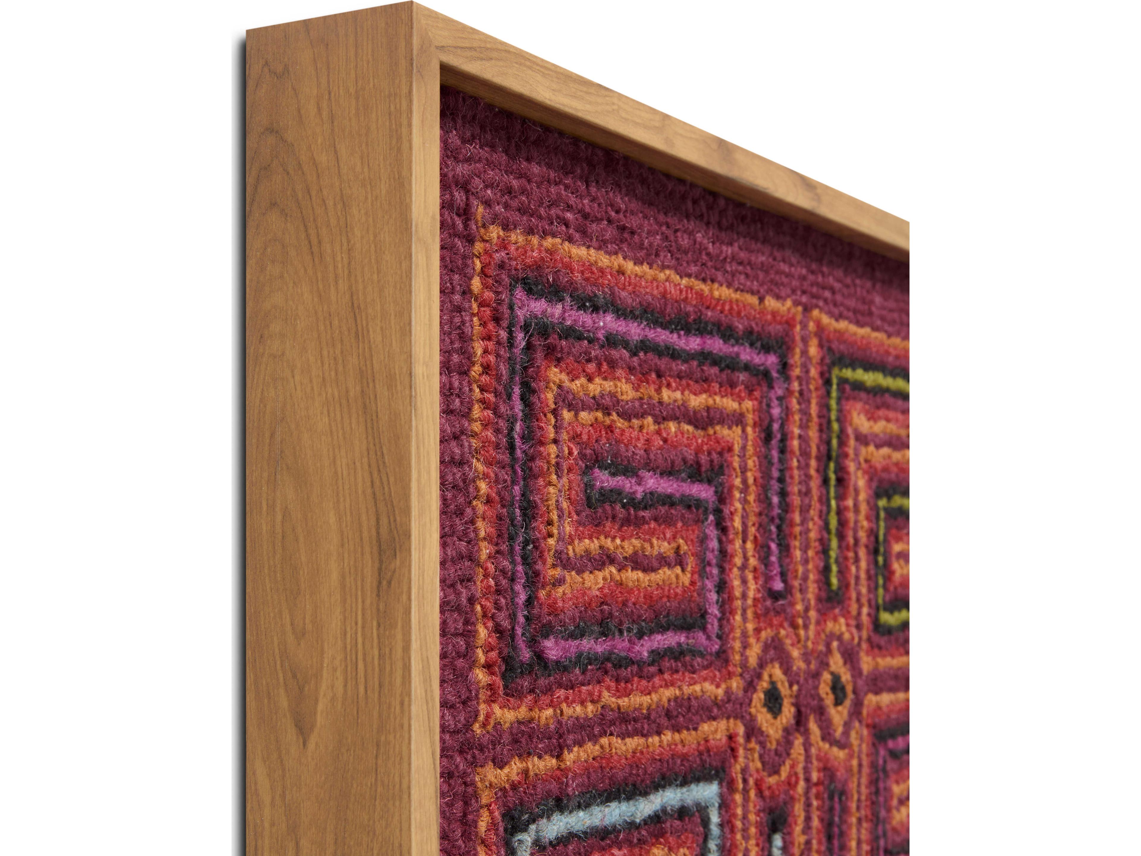 Loloi Red / Multi Wall Art 3D Wall Art