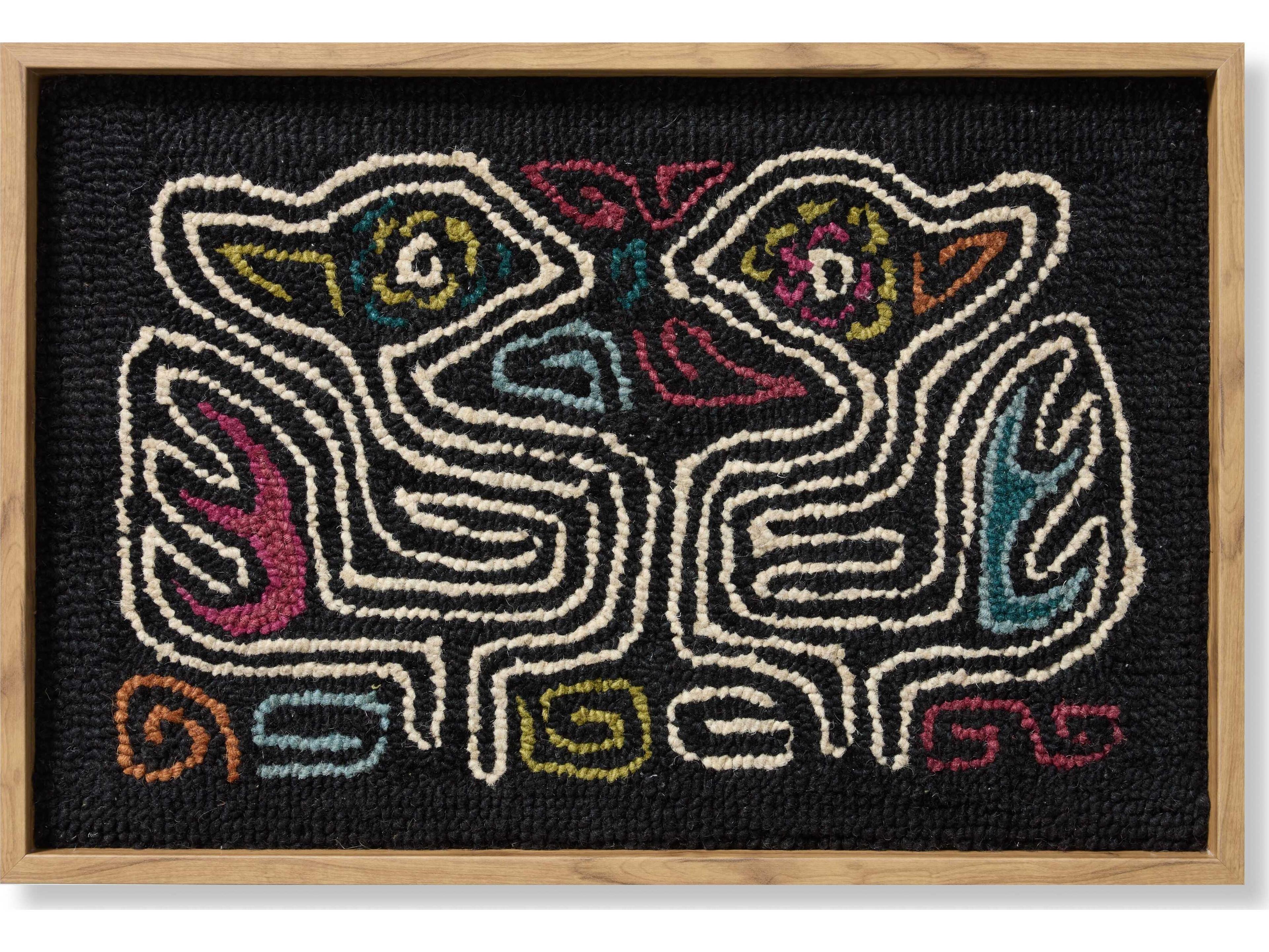 Loloi Black / Multi Wall Art 3D Wall Art