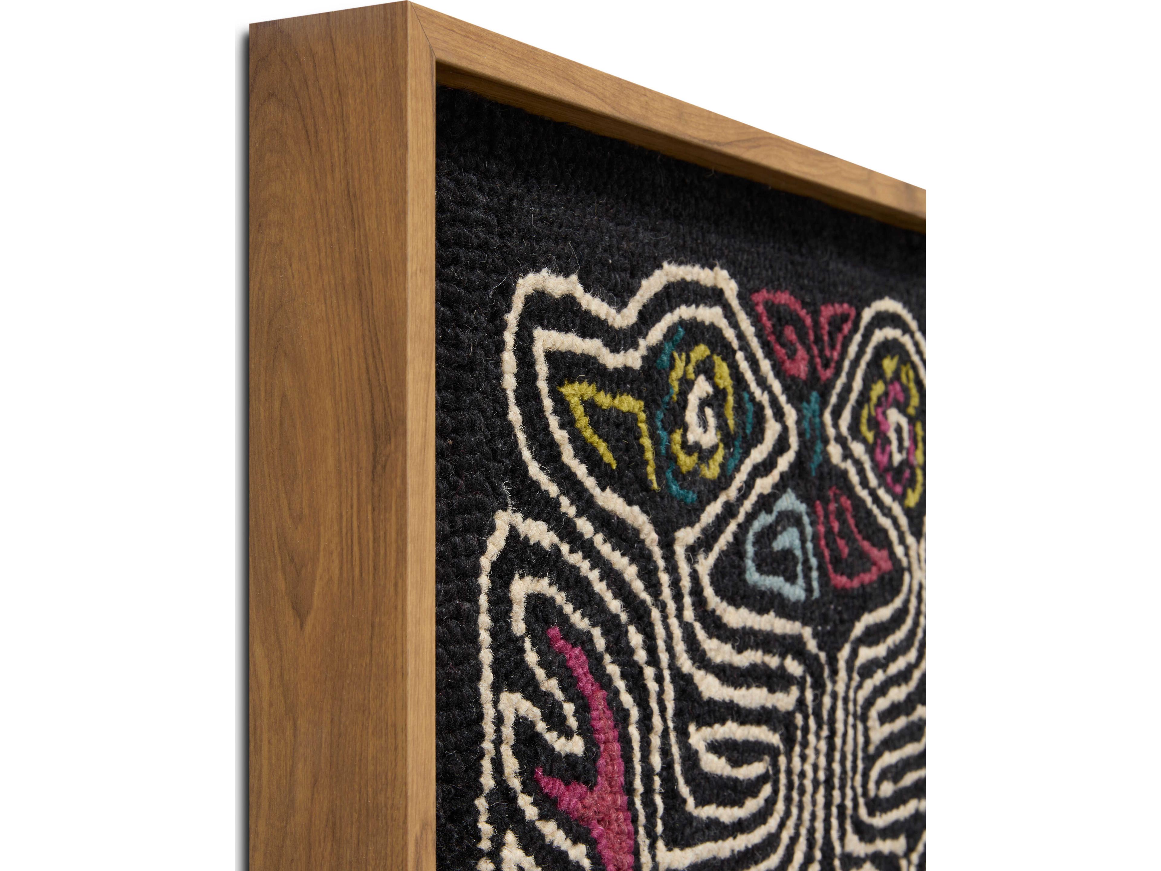 Loloi Black / Multi Wall Art 3D Wall Art