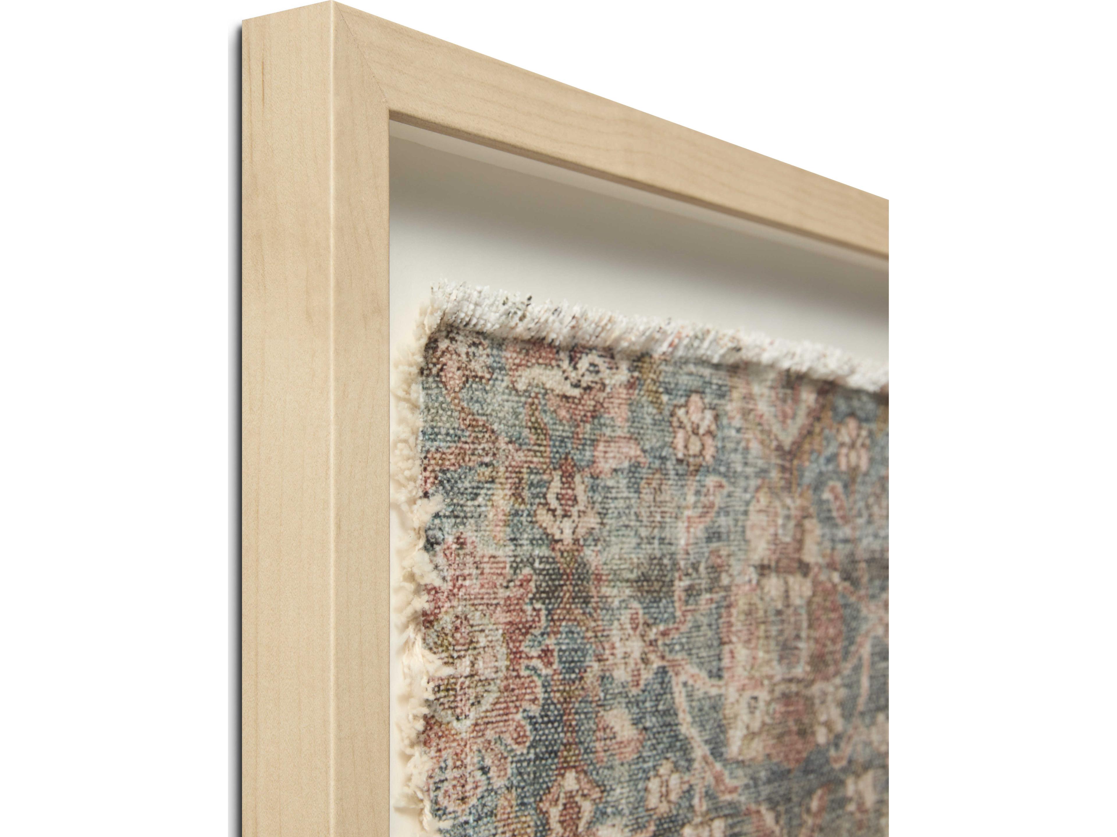 Loloi Rust / Blue Wall Art Canvas Wall Art