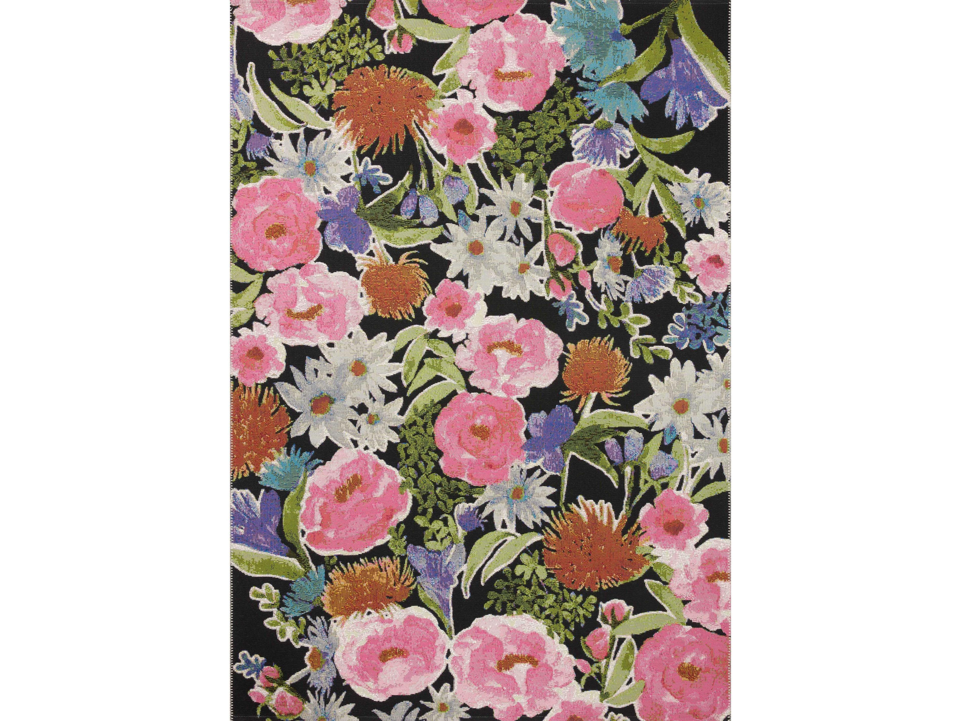 Loloi Rugs Botanical Floral Runner Area Rug
