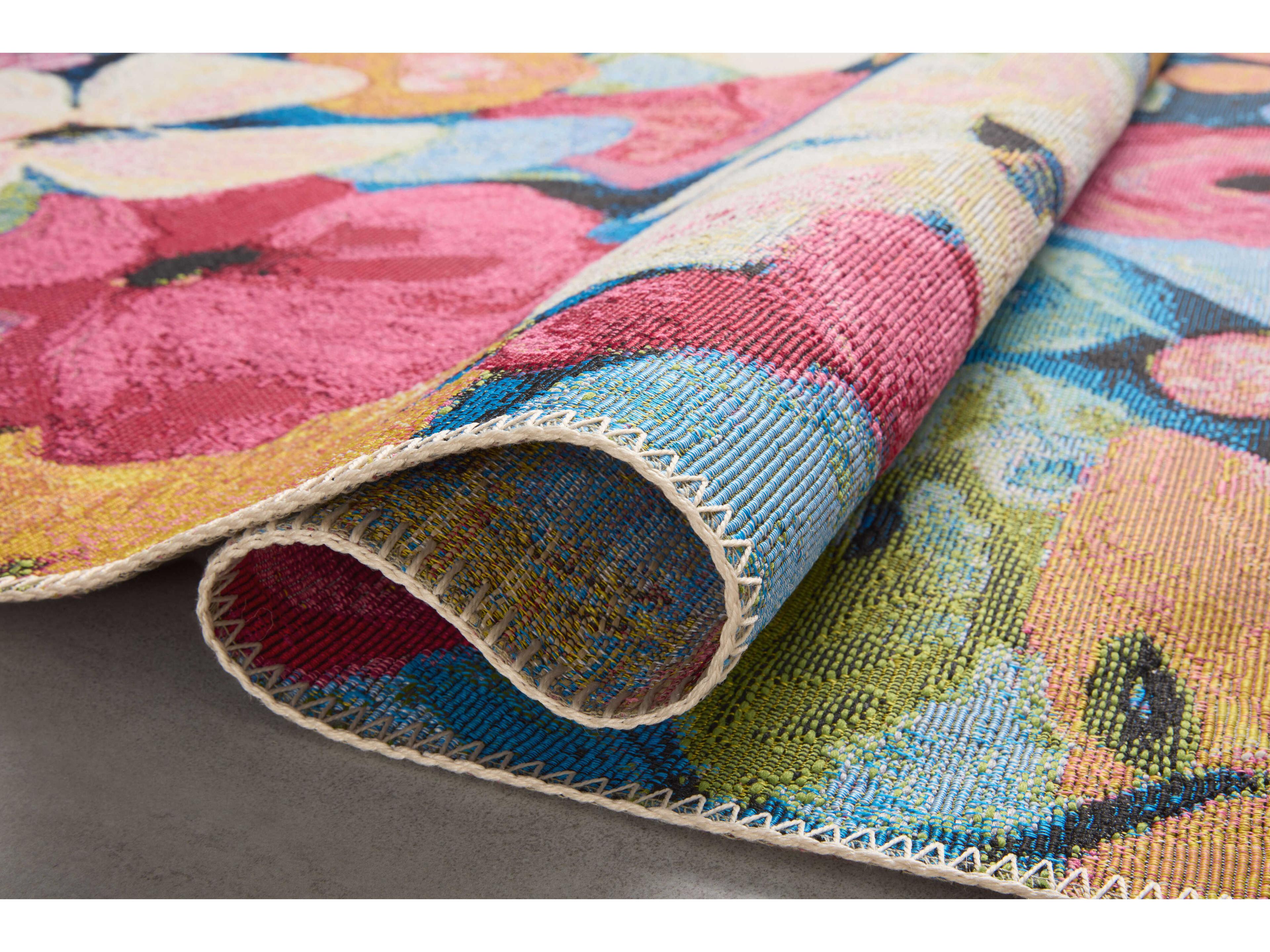 Loloi Rugs Botanical Floral Runner Area Rug