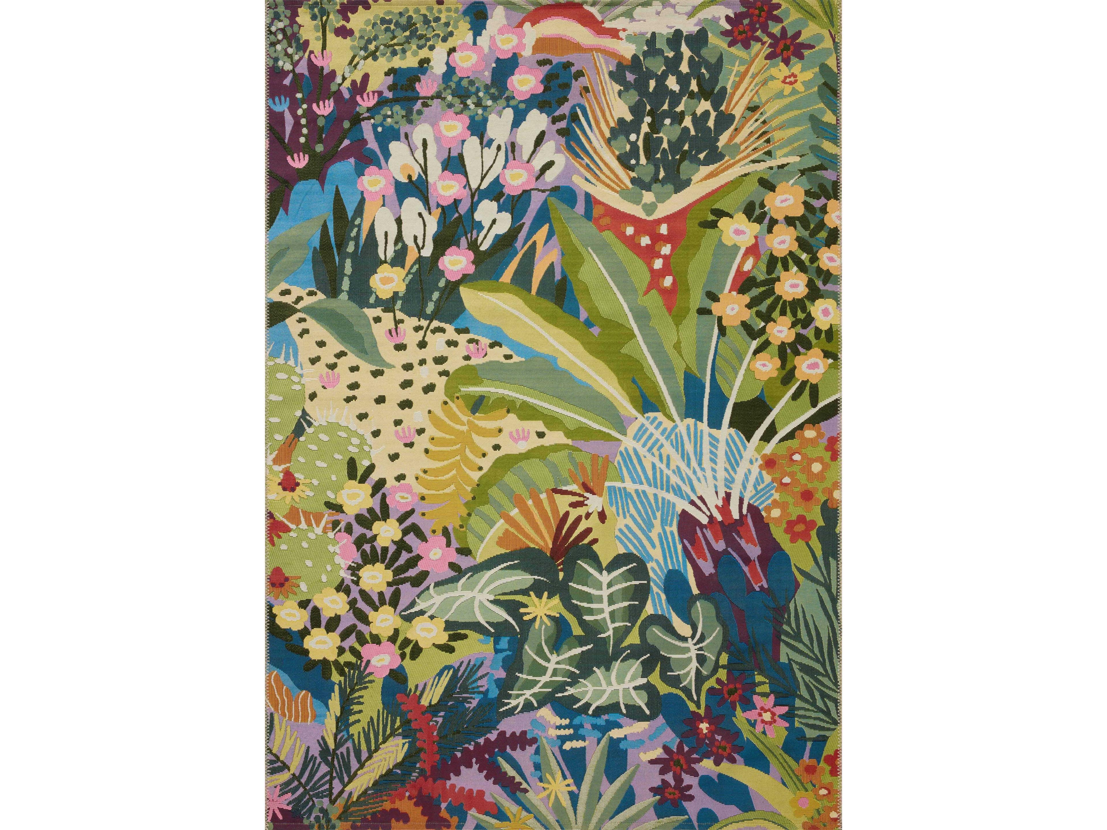 Loloi Rugs Botanical Floral Runner Area Rug