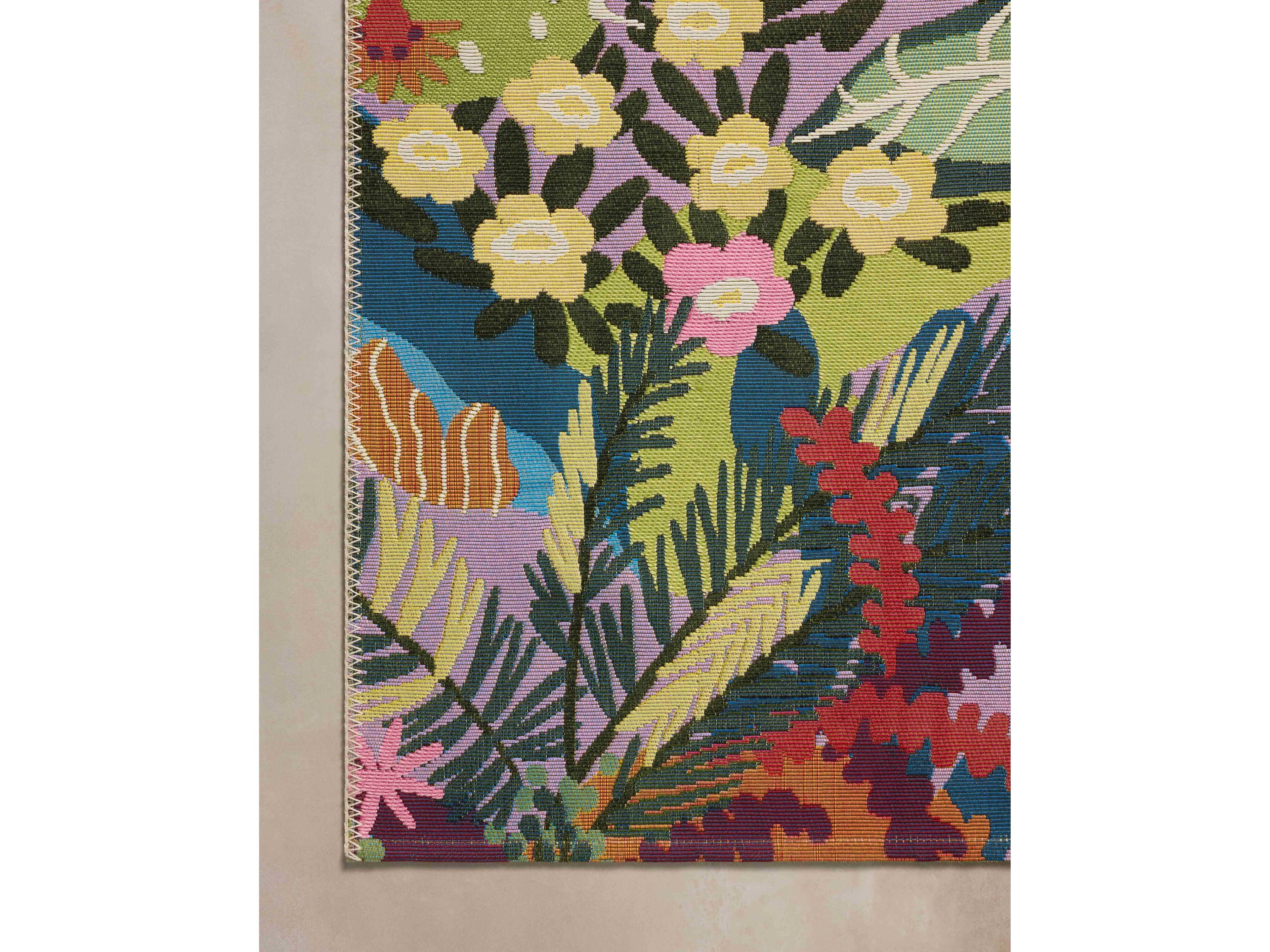 Loloi Rugs Botanical Floral Runner Area Rug