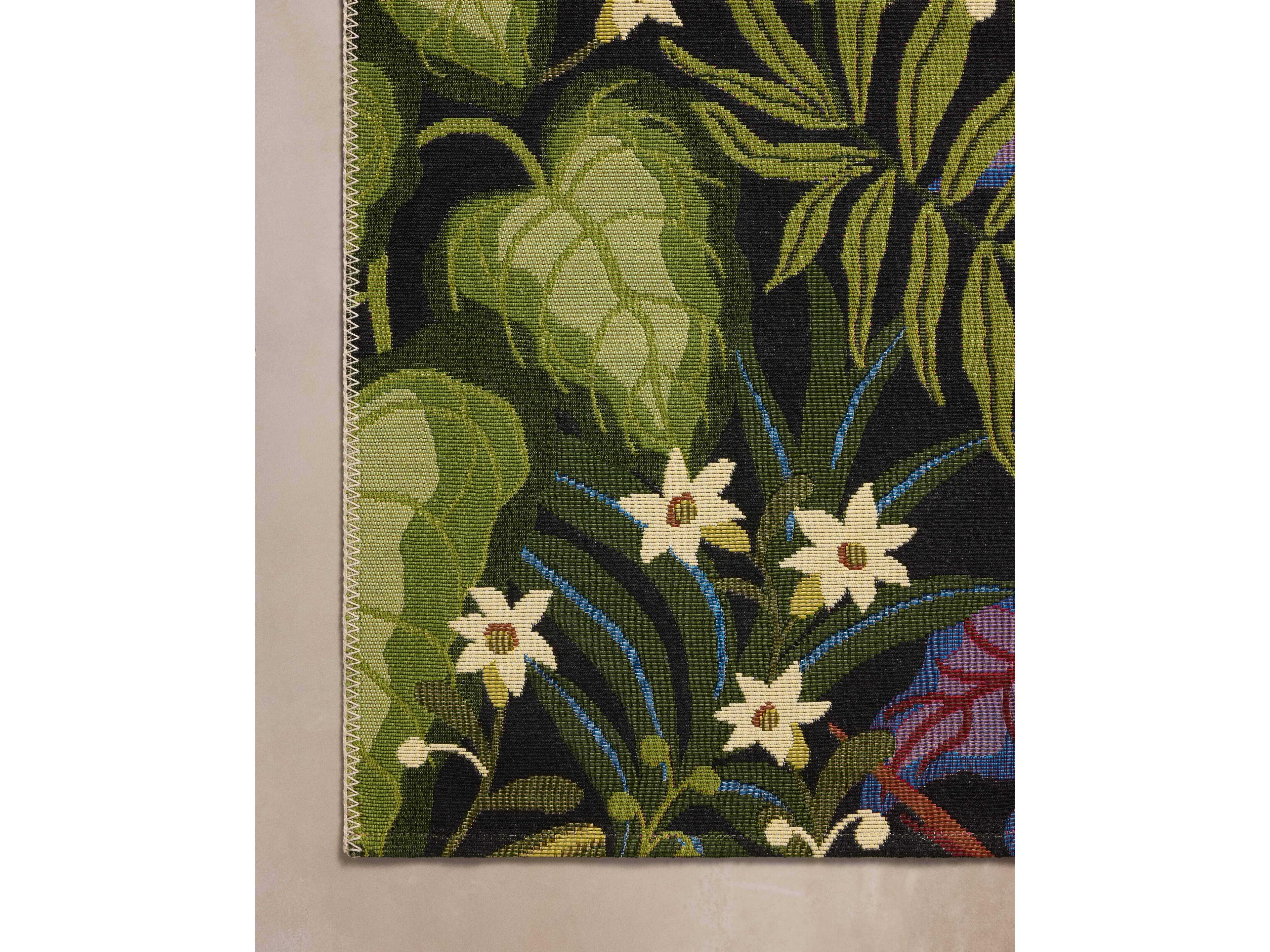 Loloi Rugs Botanical Floral Runner Area Rug