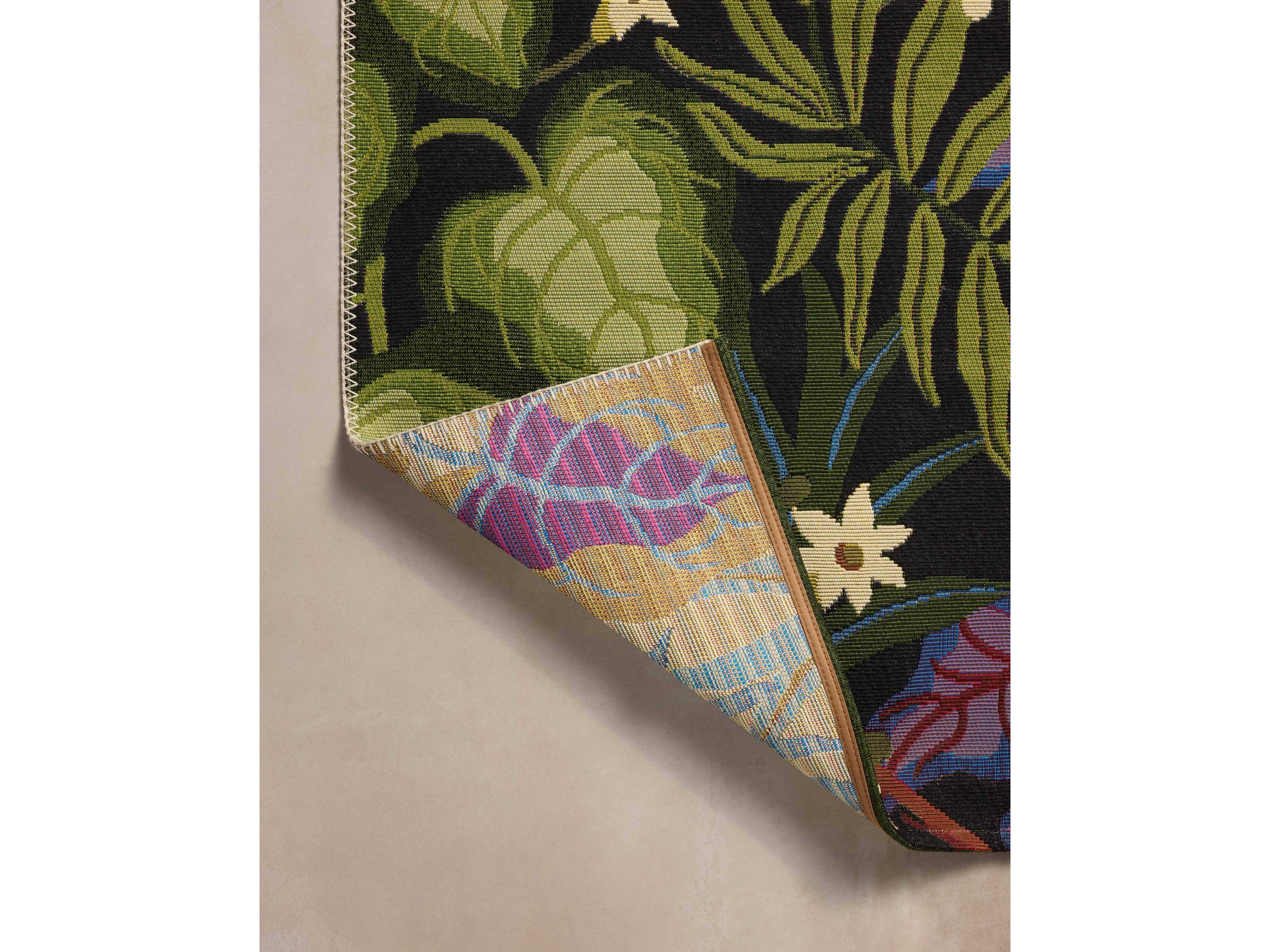 Loloi Rugs Botanical Floral Runner Area Rug