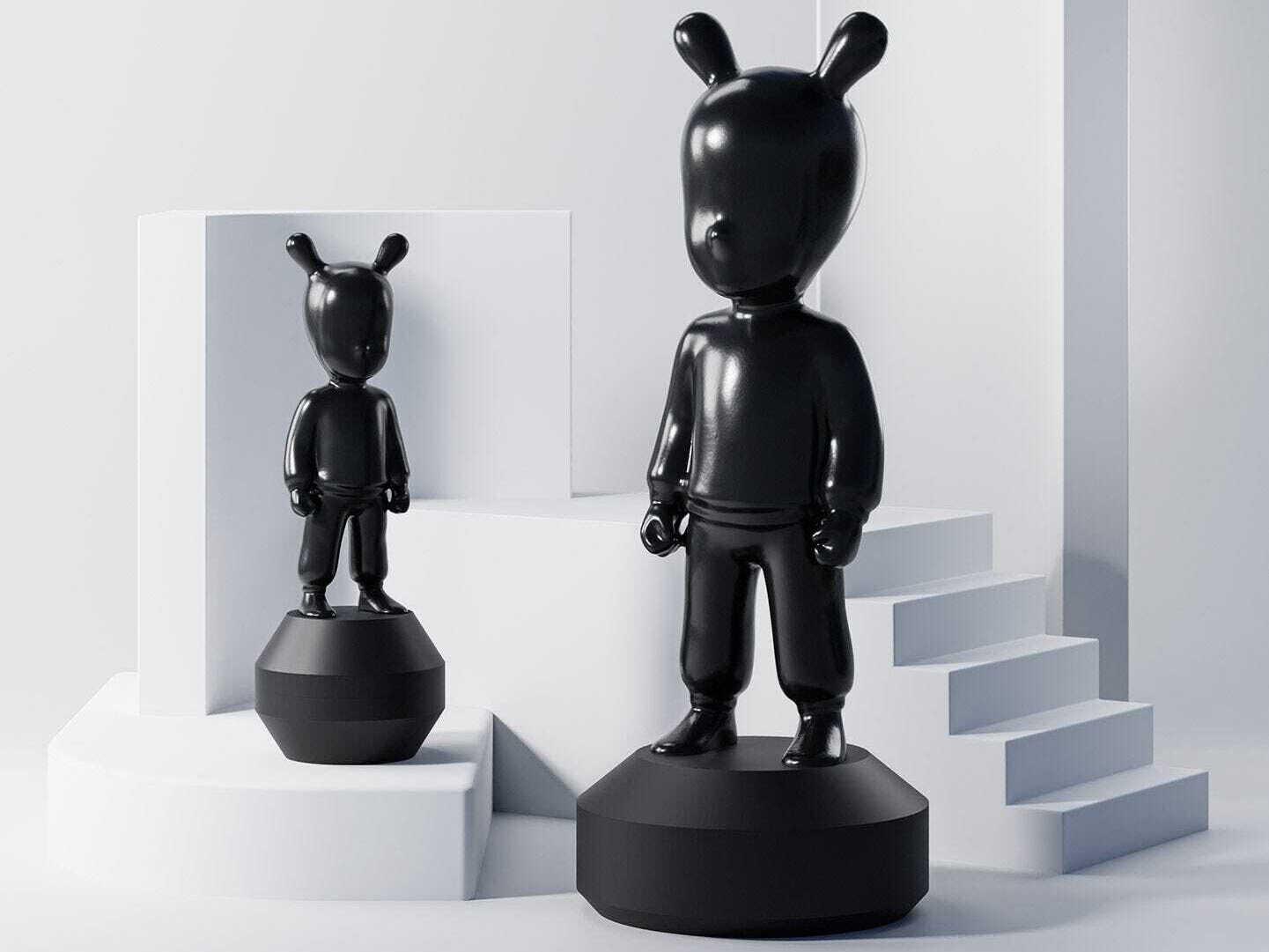 Lladro The Black Guest Figurine