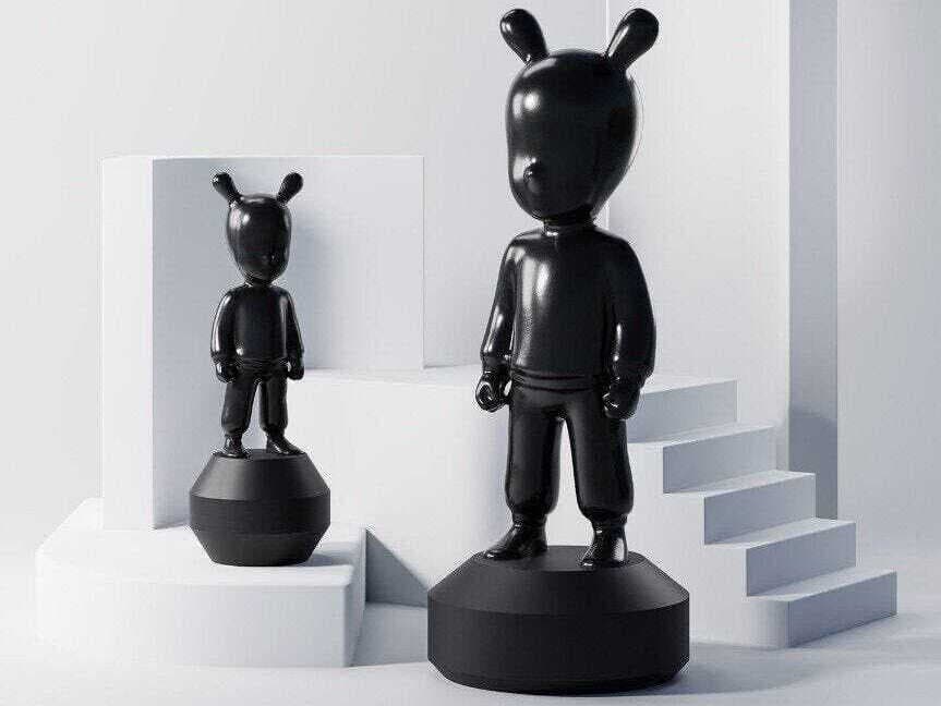 Lladro The Black Guest Figurine