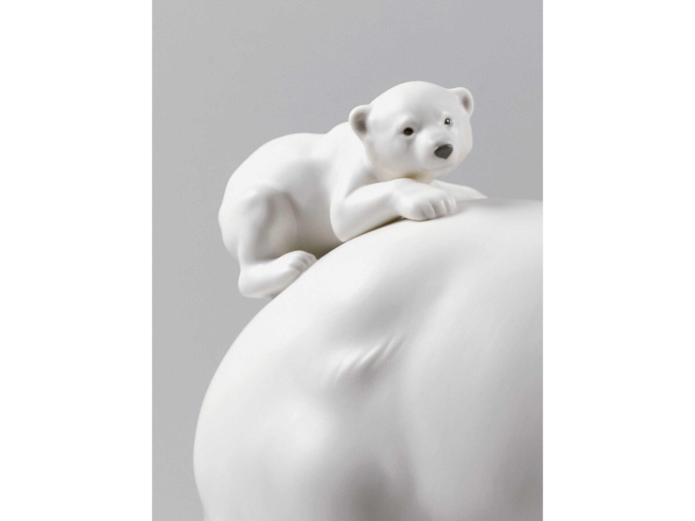 Lladro Mummy Bear and Babies Figurine
