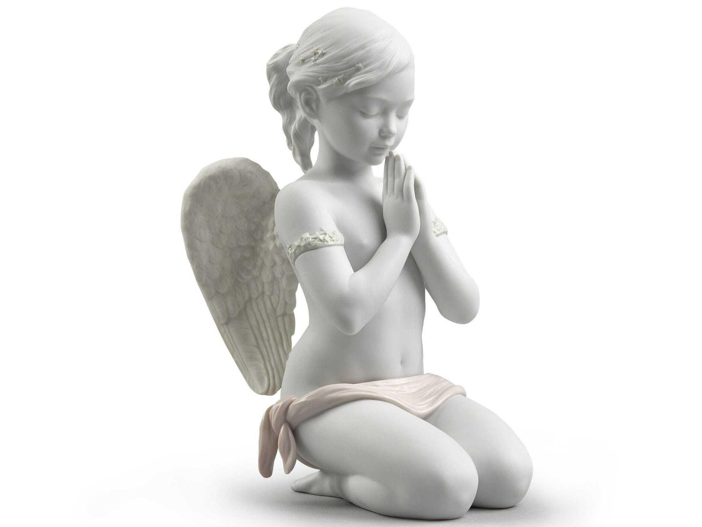 Lladro Heavenly Prayer Angel Figurine