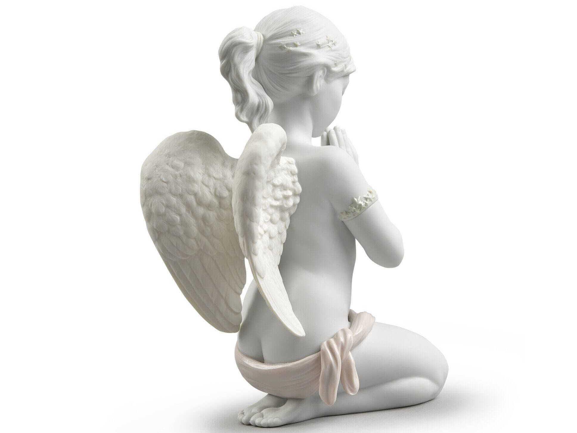 Lladro Heavenly Prayer Angel Figurine