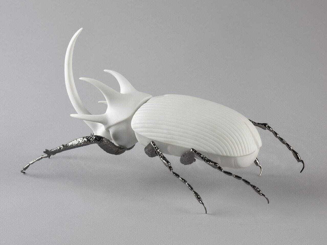 Lladro Rhinoceros Beetle Figurine