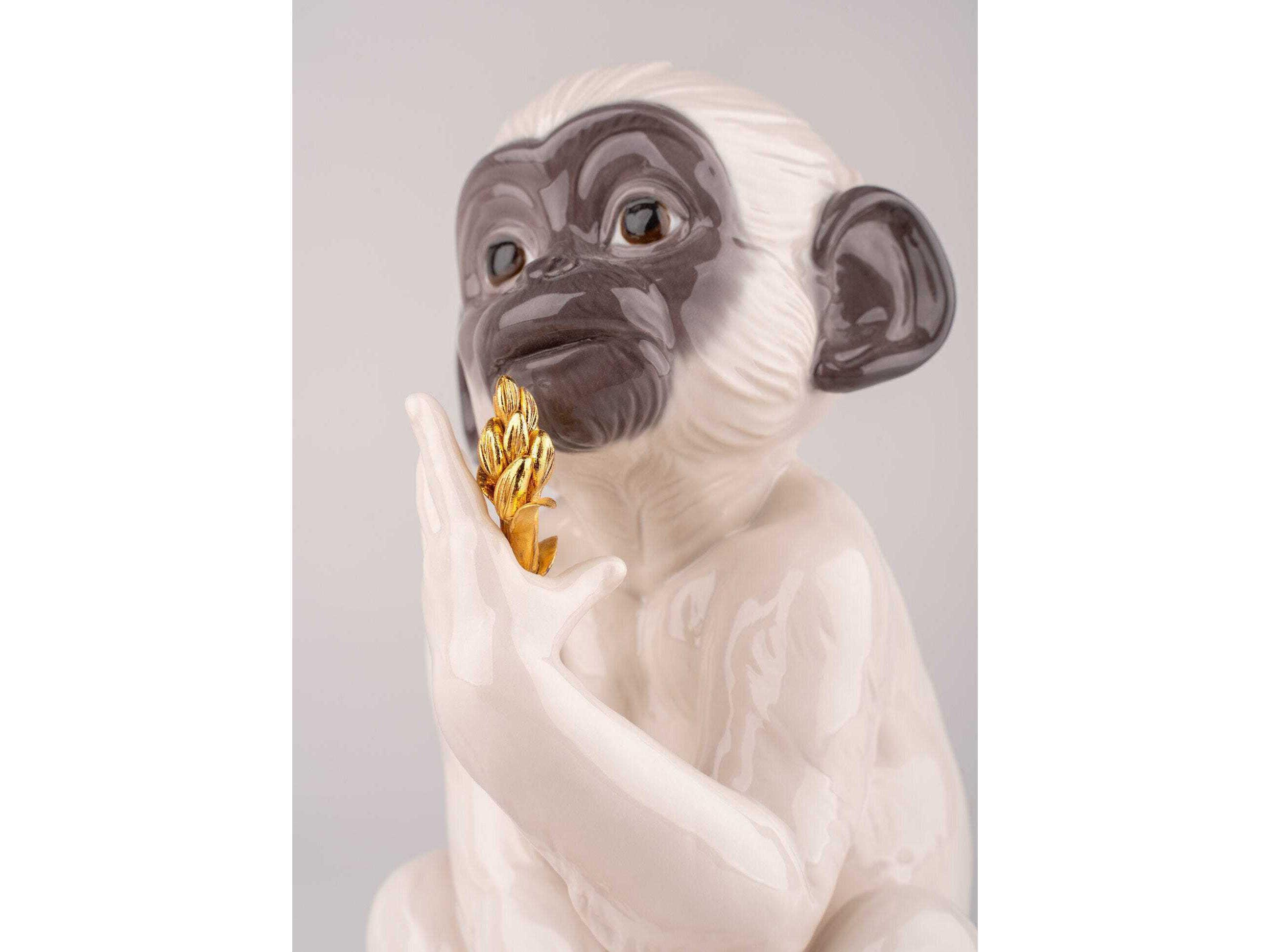 Lladro Little Monkey Figurine
