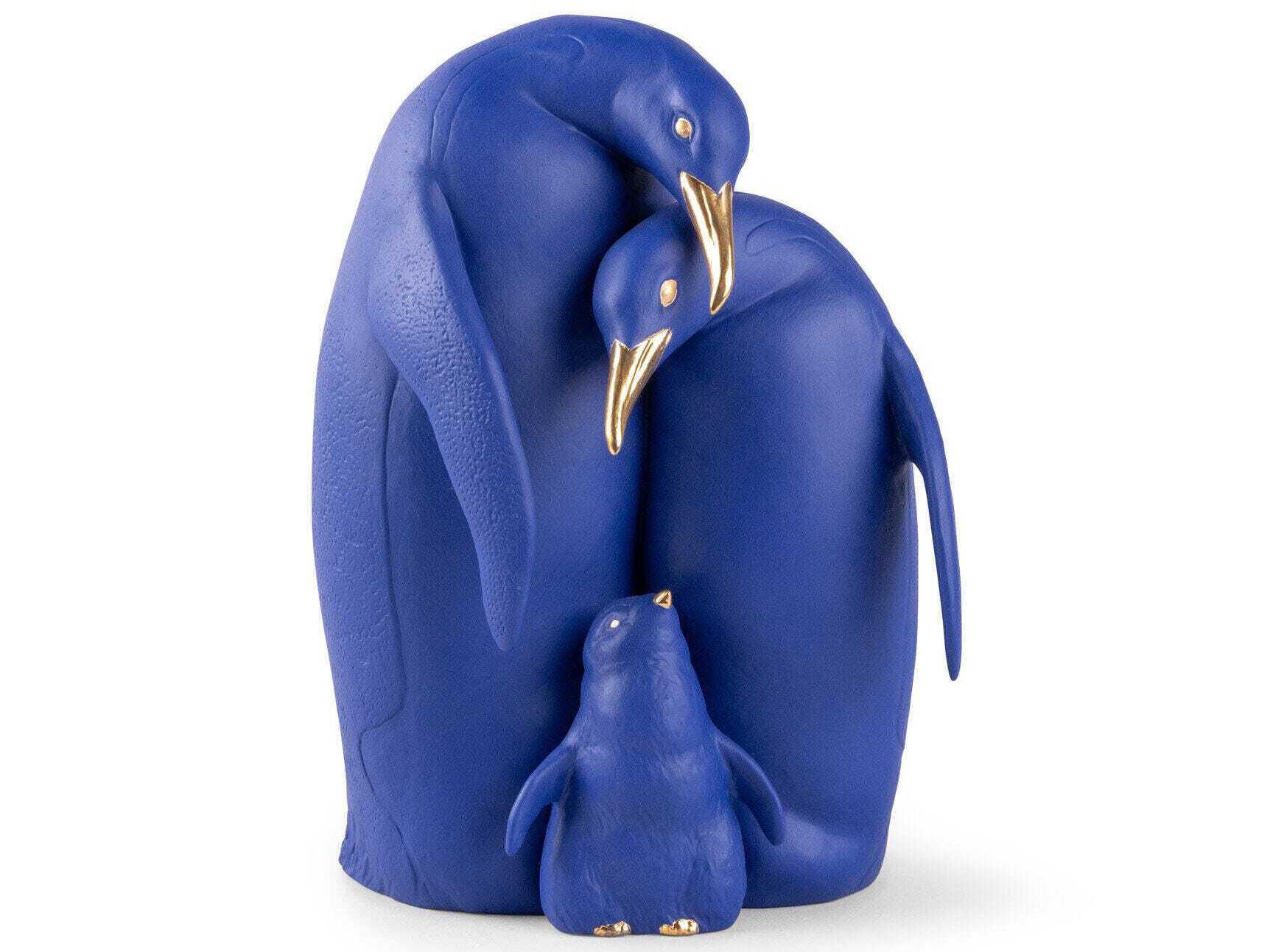 Lladro Penguin Family Sculpture Limited Edition