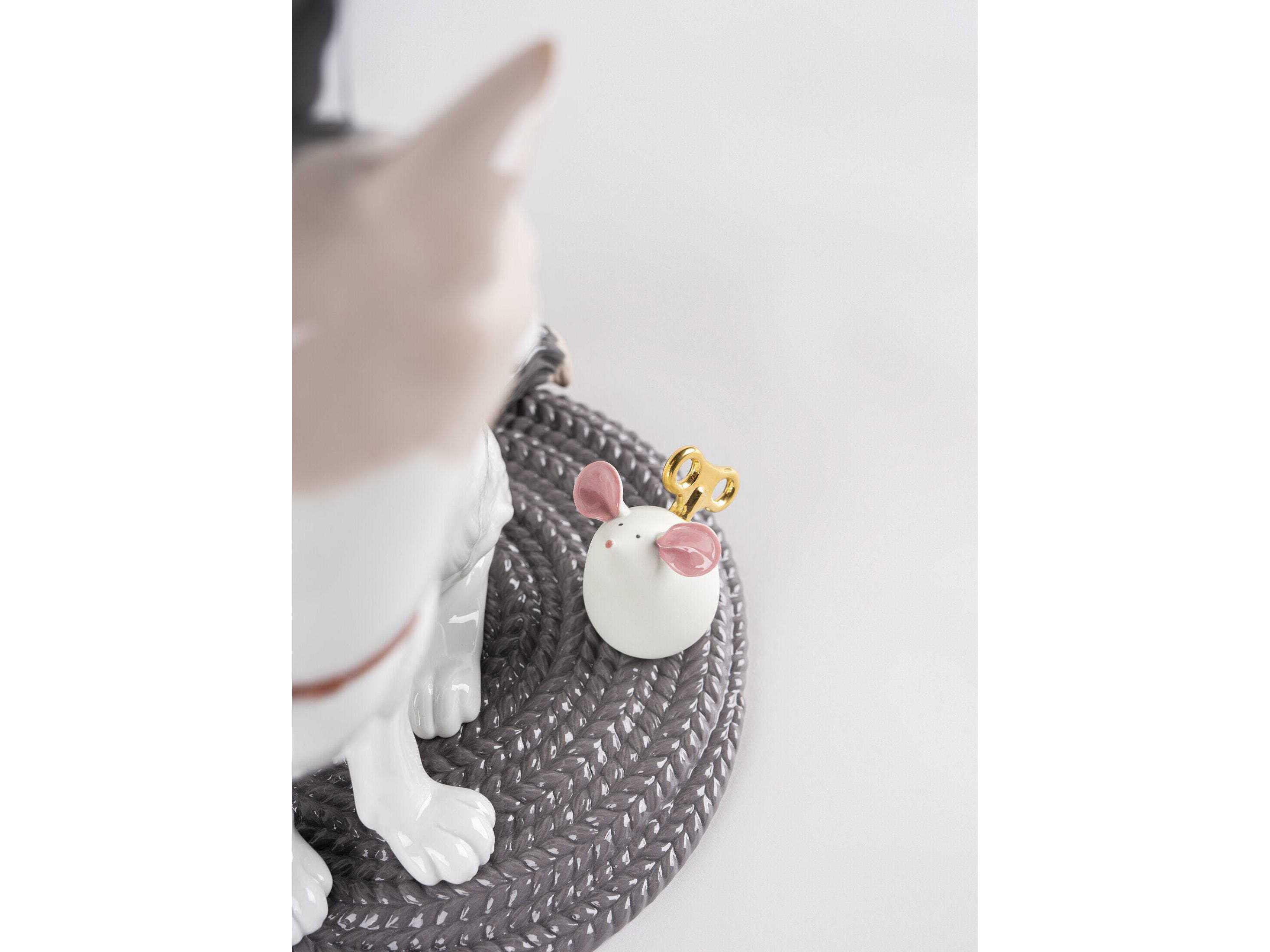 Lladro Cat and Mouse Game