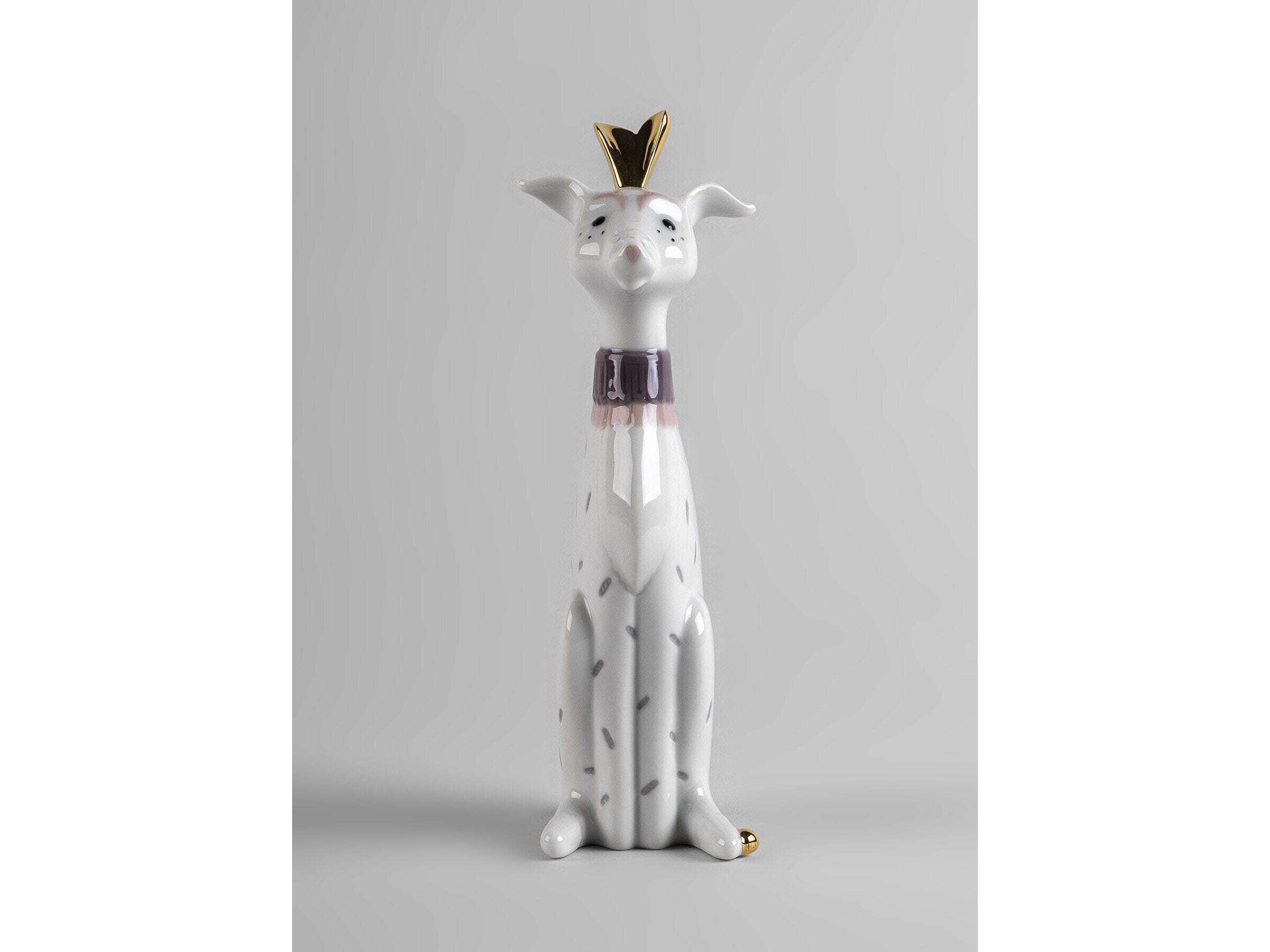 Lladro Unusual Friends Dog Sculpture