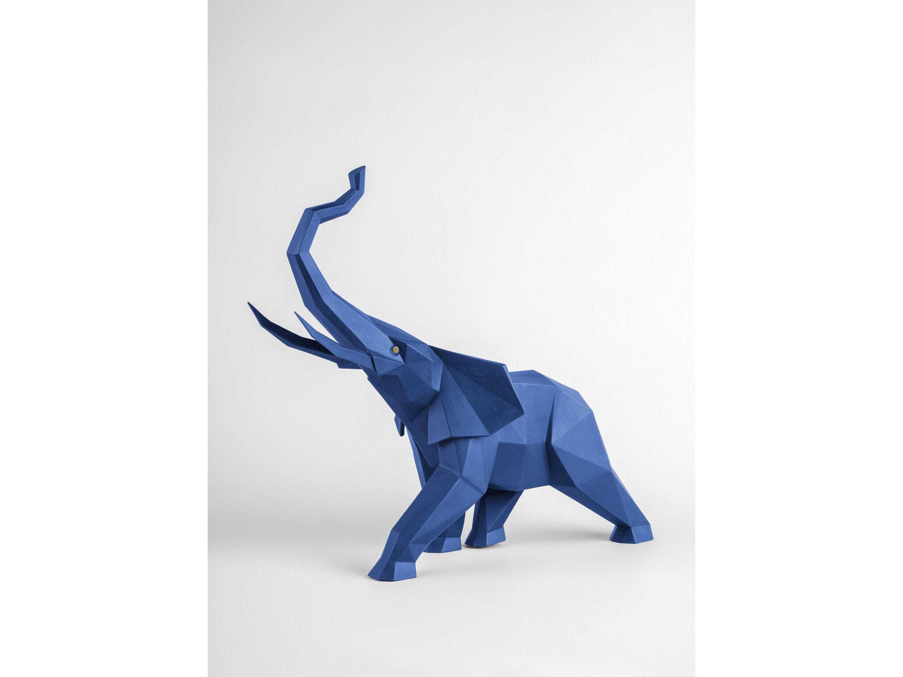 Lladro Elephant Sculpture