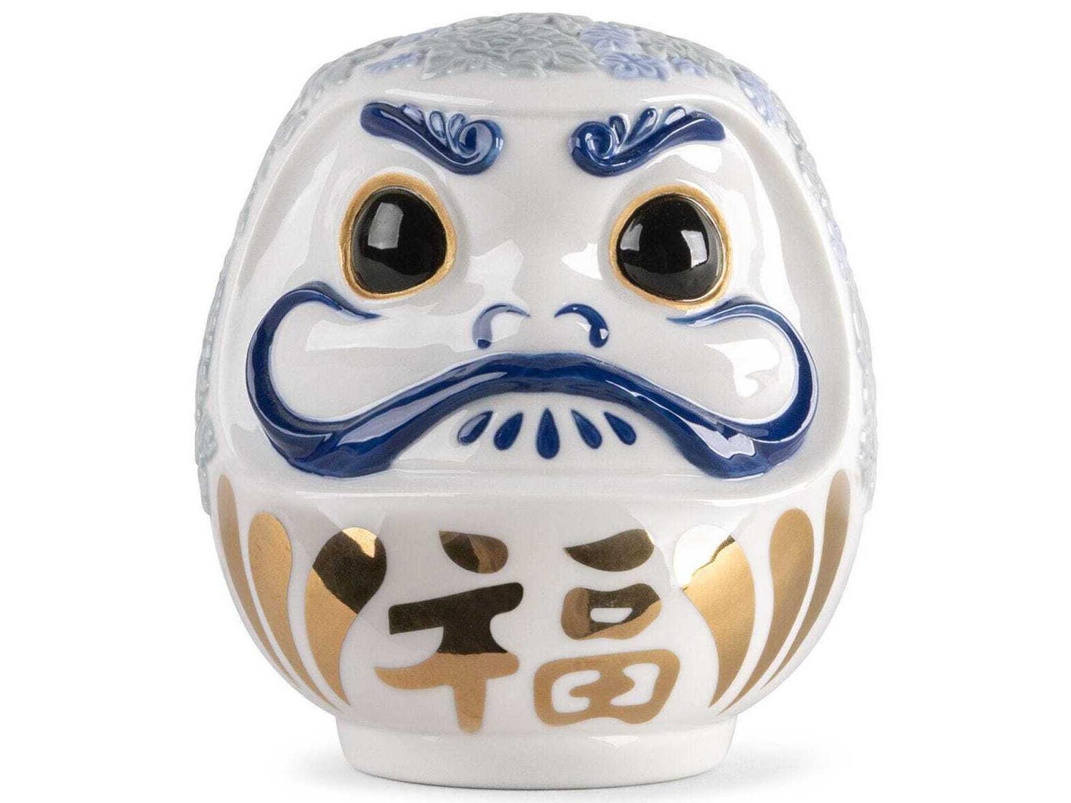 Lladro Blue Daruma