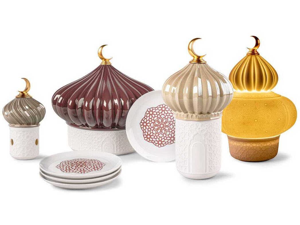 Lladro Majestic Nights Box with Plates