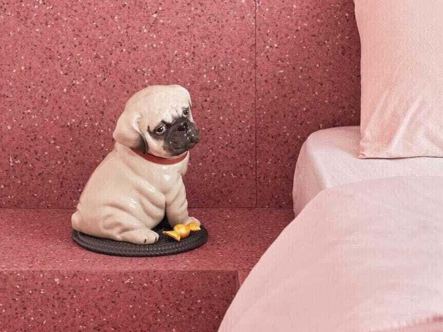 Lladro Puppie Pug Sculpture