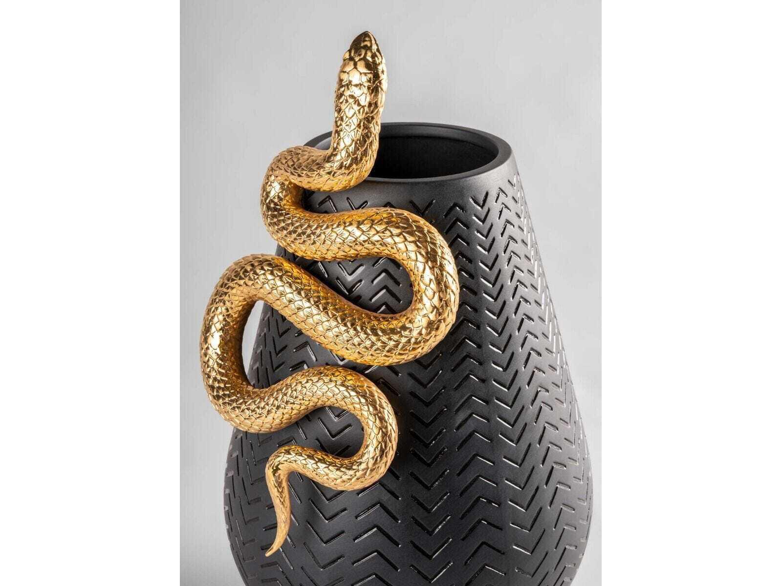 Lladro Snakes Vase