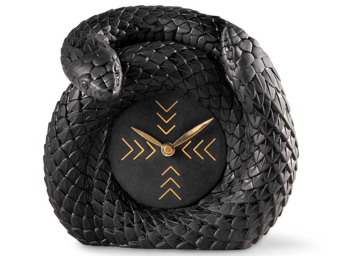 Lladro Snakes Clock