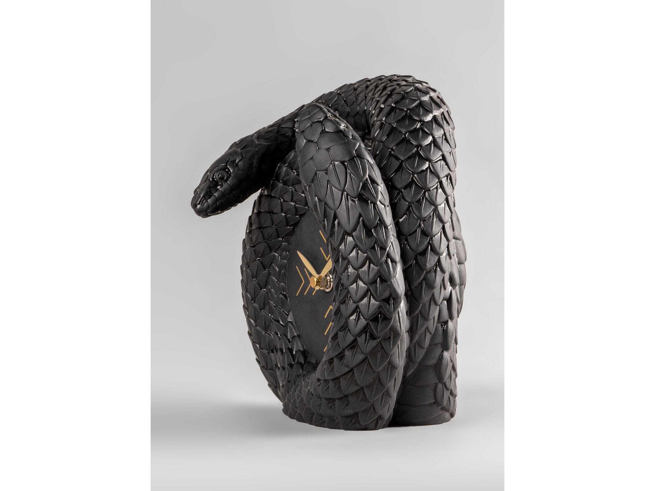 Lladro Snakes Clock