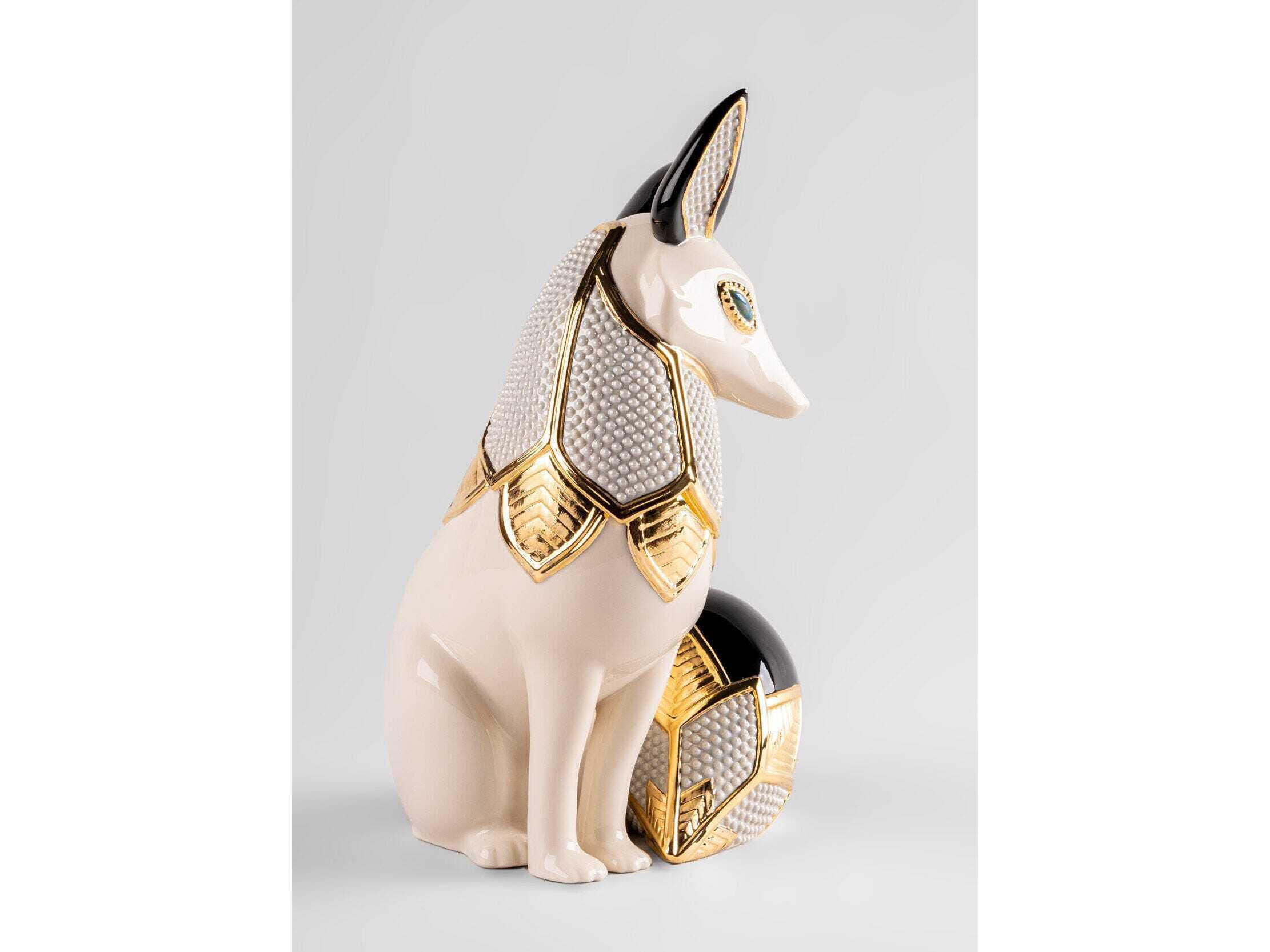 Lladro Fox Jewel Sculpture