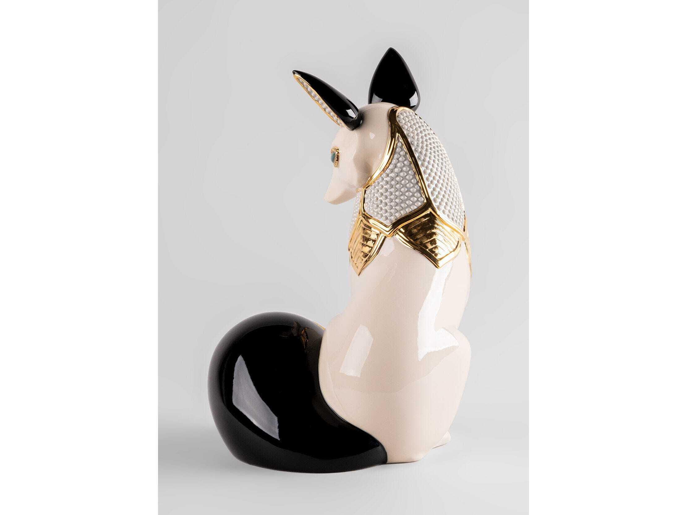 Lladro Fox Jewel Sculpture