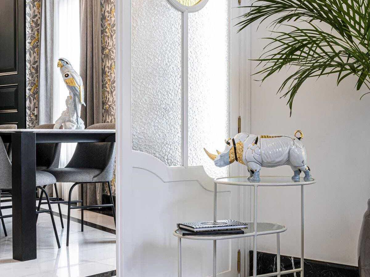 Lladro Macaw Bird Cyborg Sculpture