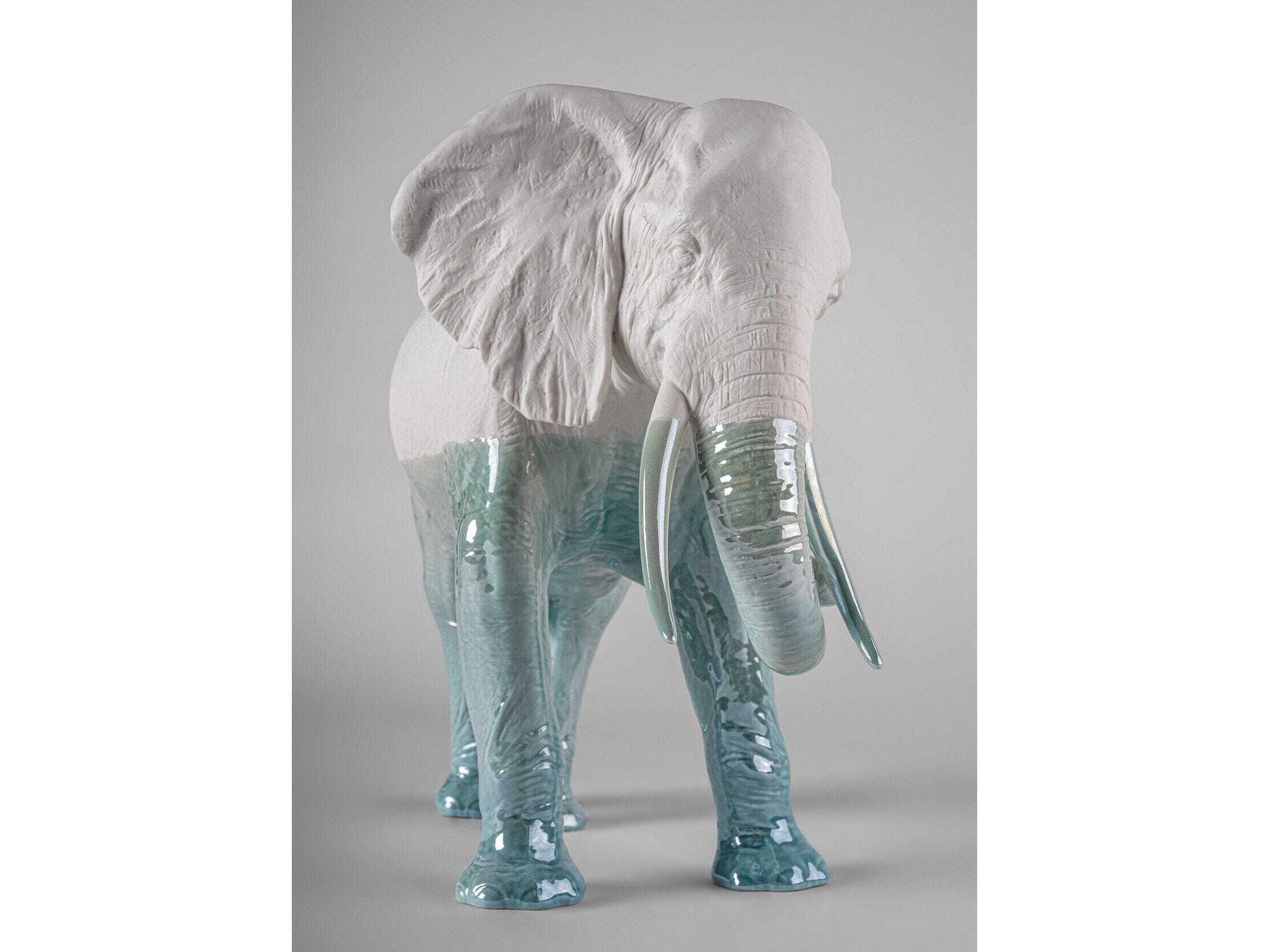 Lladro Underwater Elephant Sculpture