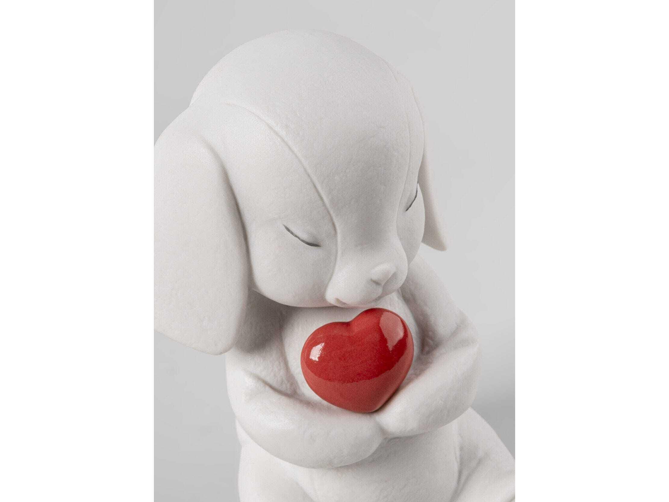 Lladro Buddy Caring Puppy Figurine