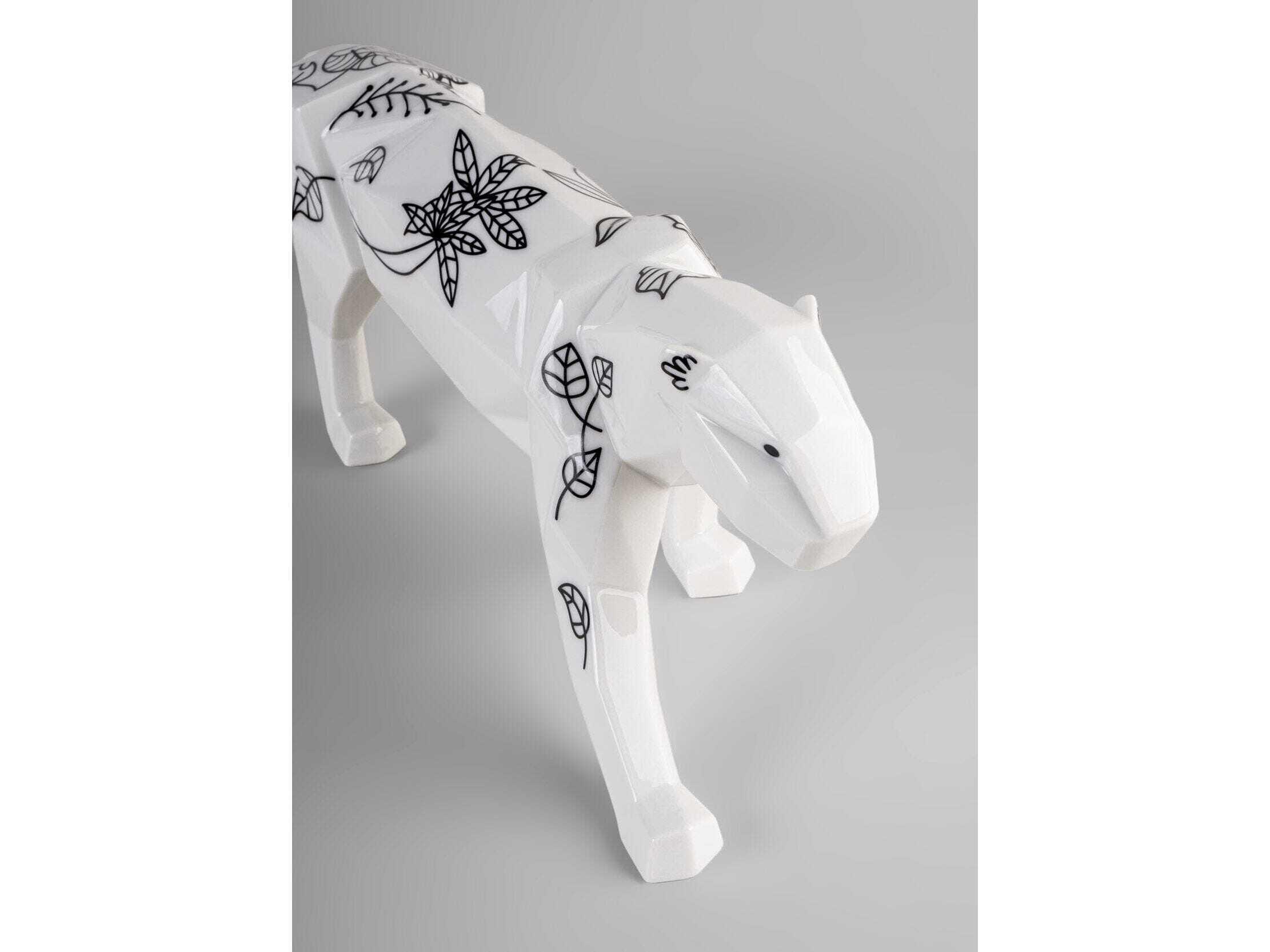 Lladro Matte Black Jungle Panther